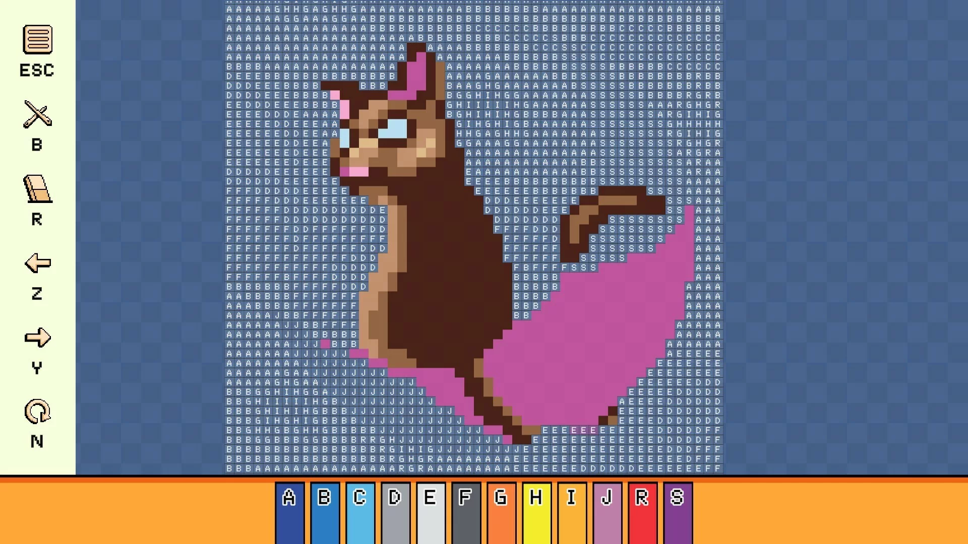 Изображение игры: Pixel Cross Stitch Color by Number