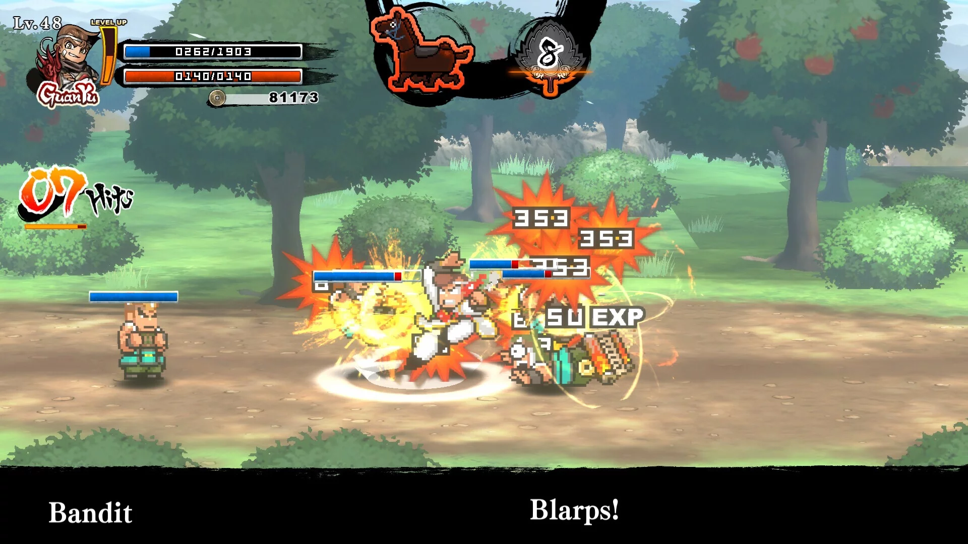 Изображение игры: River City Saga: Three Kingdoms Next