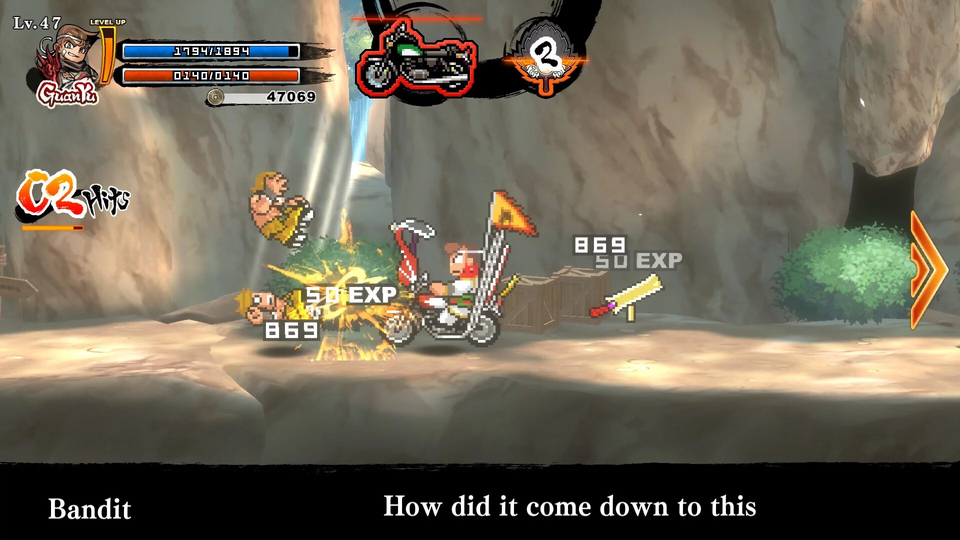 Изображение игры: River City Saga: Three Kingdoms Next