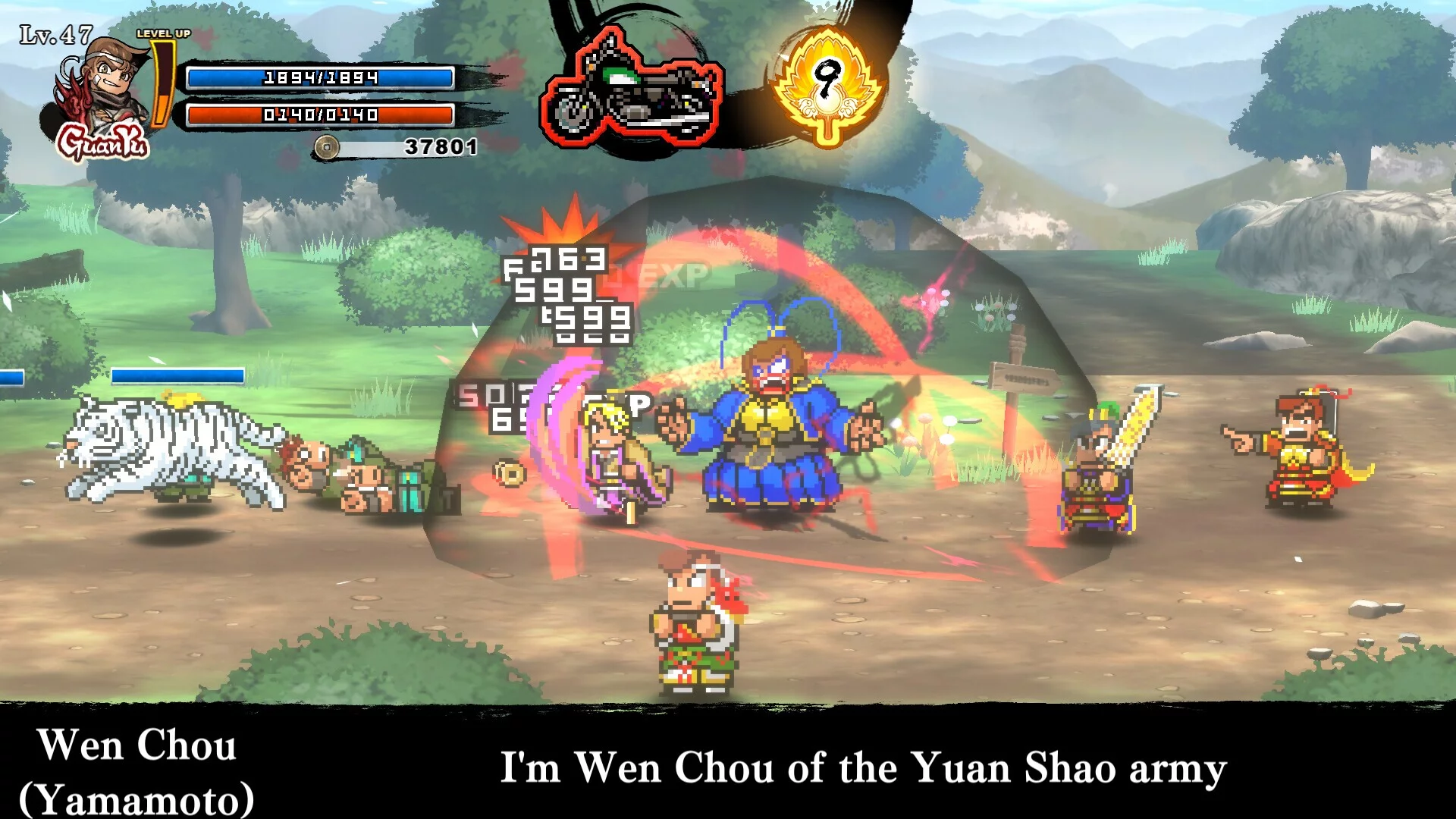 Изображение игры: River City Saga: Three Kingdoms Next