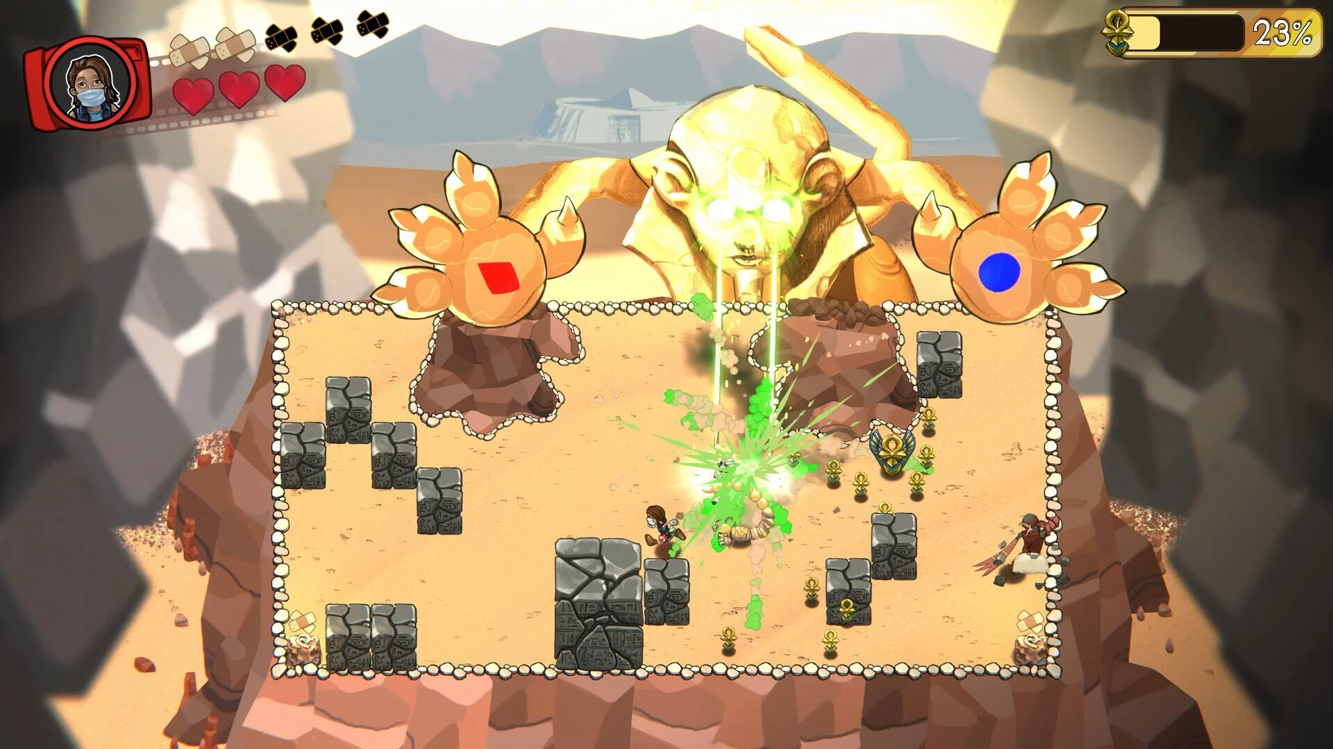 Изображение игры: Run From Mummies