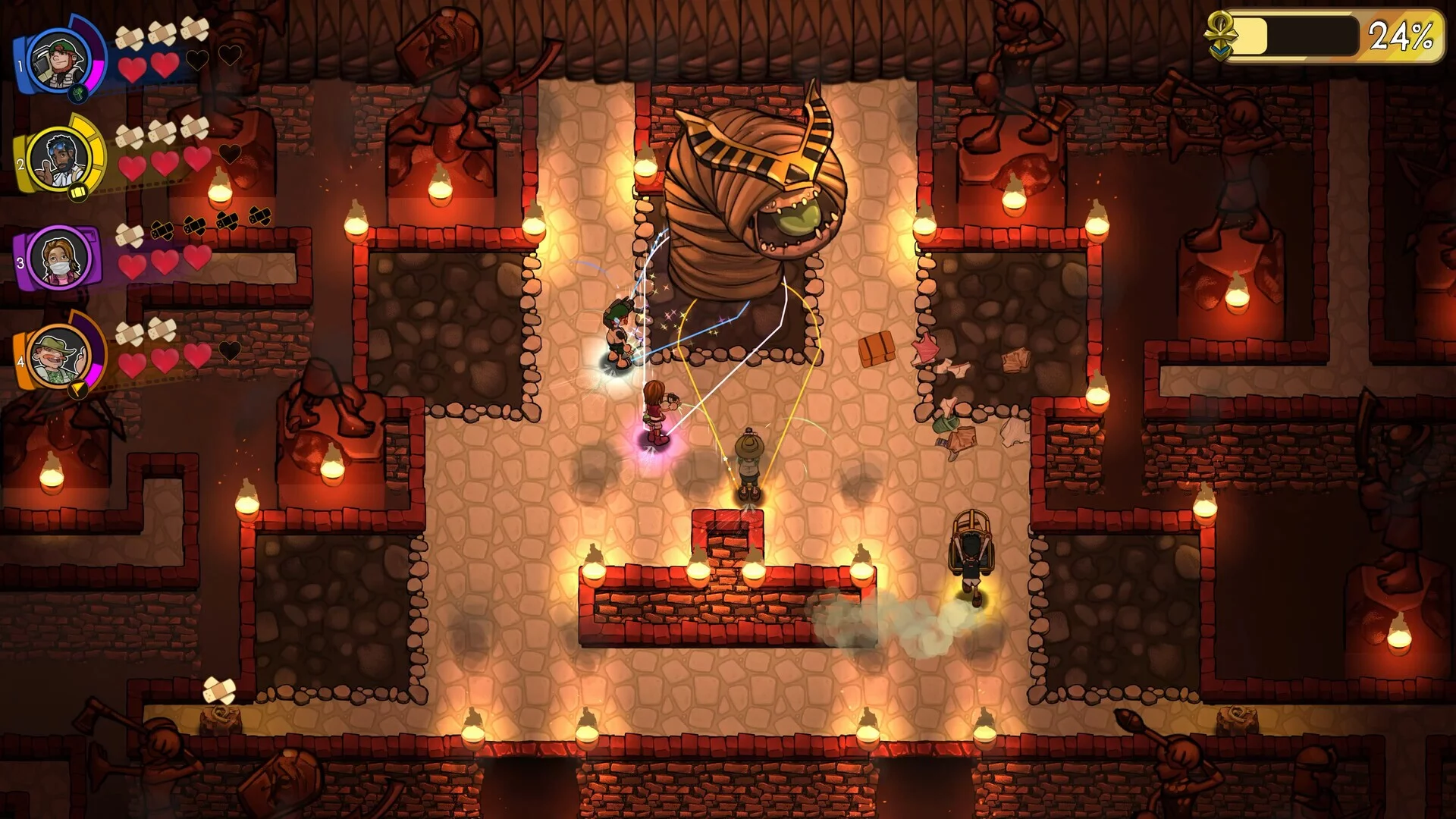 Изображение игры: Run From Mummies
