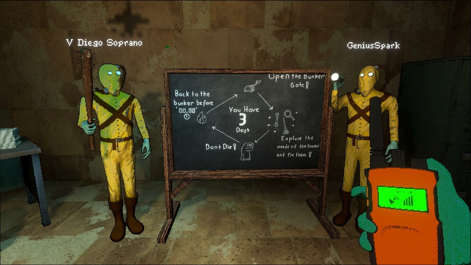 Изображение игры: Bunker Invaders
