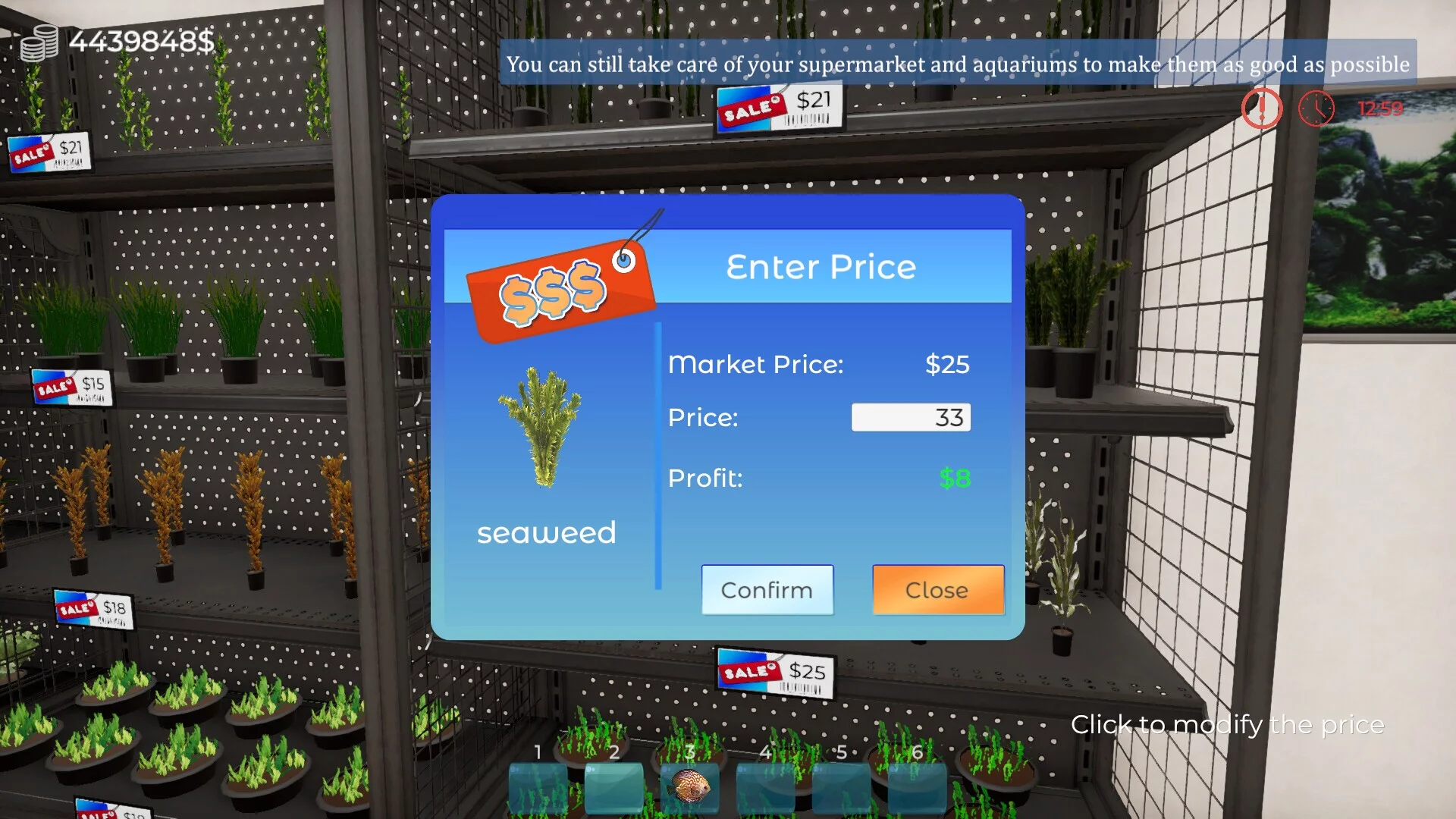 Изображение игры: Aquatic Store Simulator