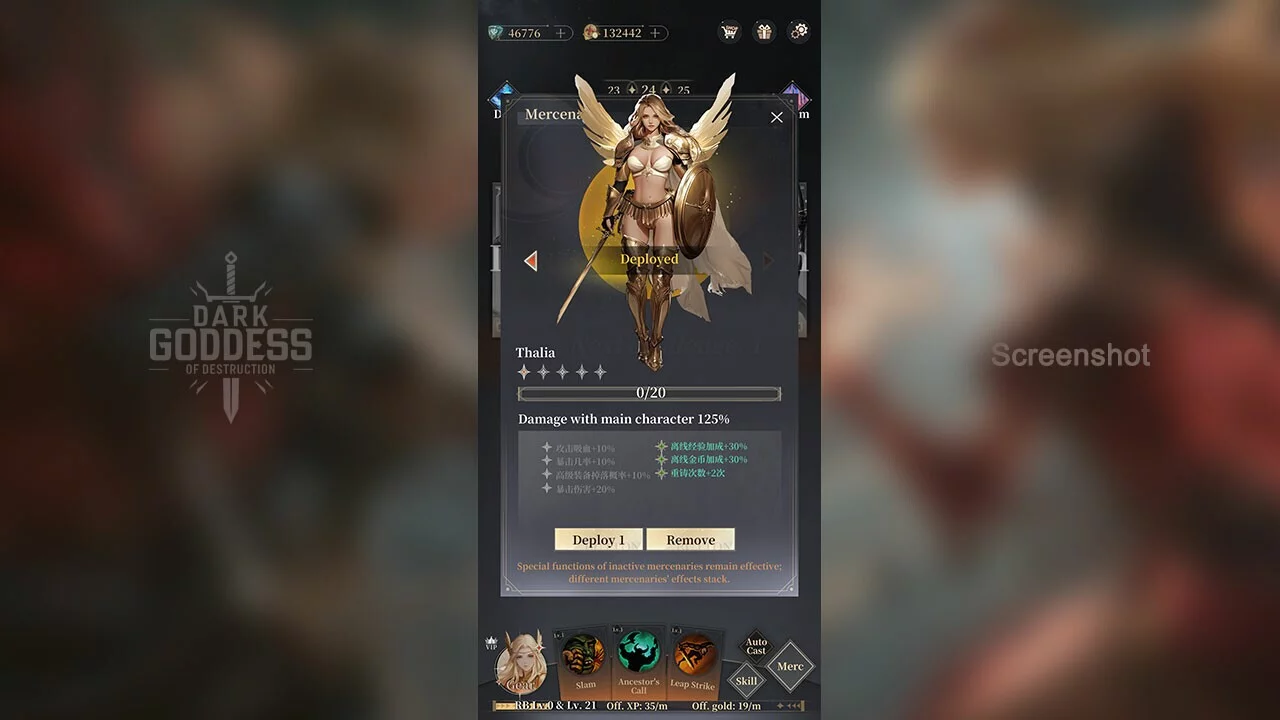 Изображение игры: Dark Goddess of Destruction