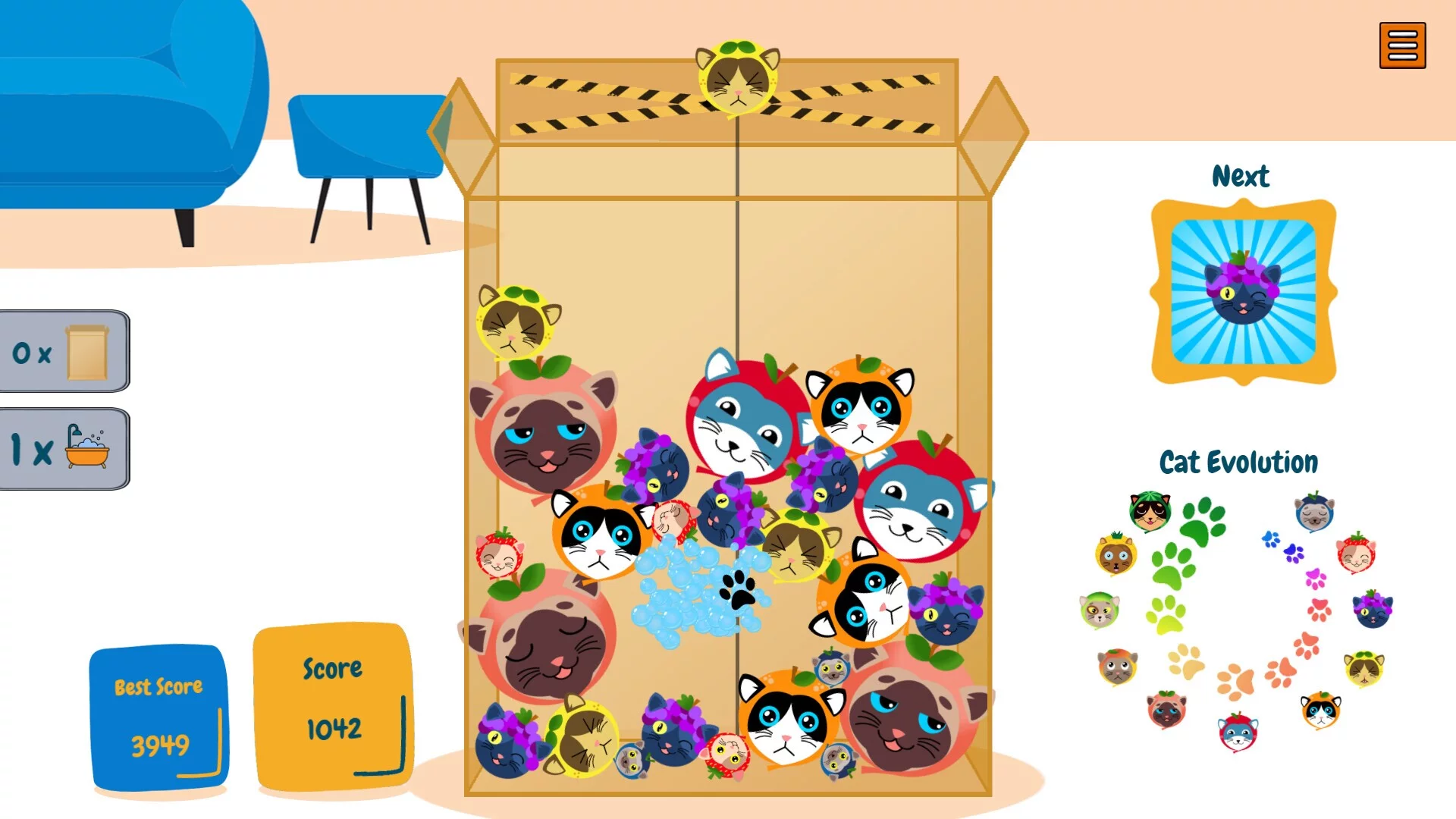 Изображение игры: CatMelon - Suika Game