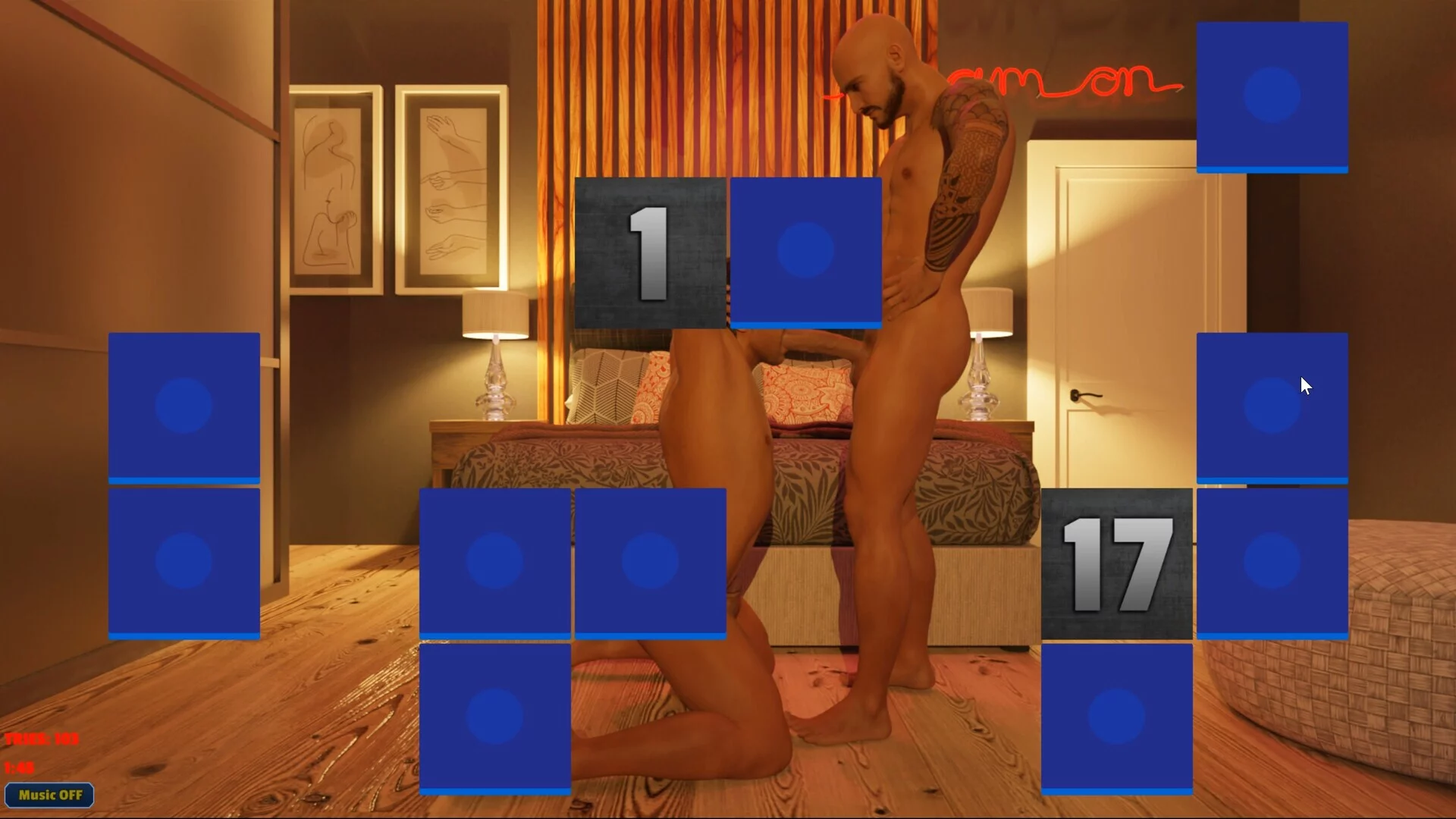 Изображение игры: Sexy Memory Puzzle - Gay Affair
