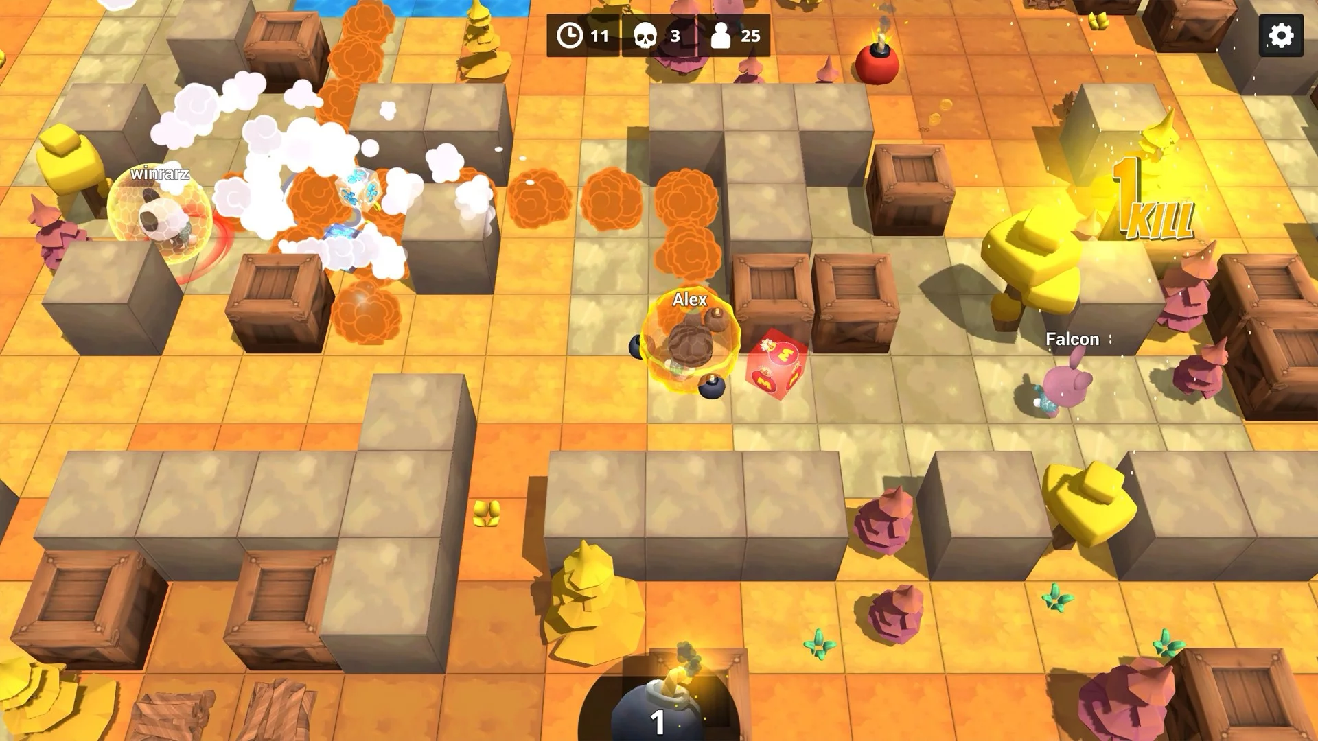 Изображение игры: Bombergrounds: Battle Royale