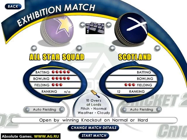Изображение игры: Cricket 2002