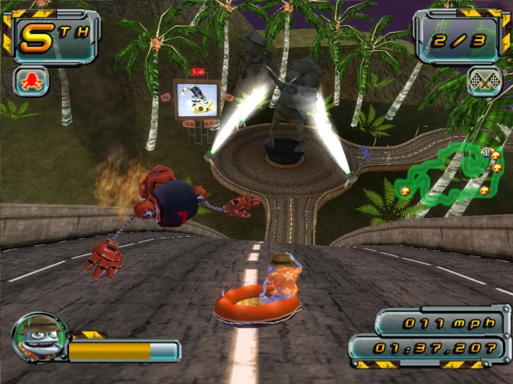 Изображение игры: Crazy Frog Racer 2
