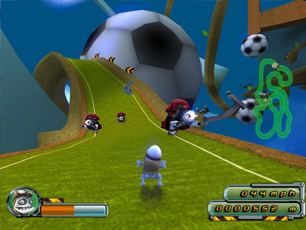 Изображение игры: Crazy Frog Racer 2