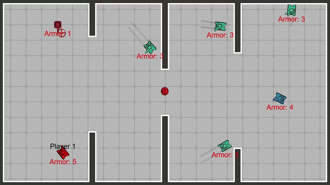 Изображение игры: Rogue Tanks