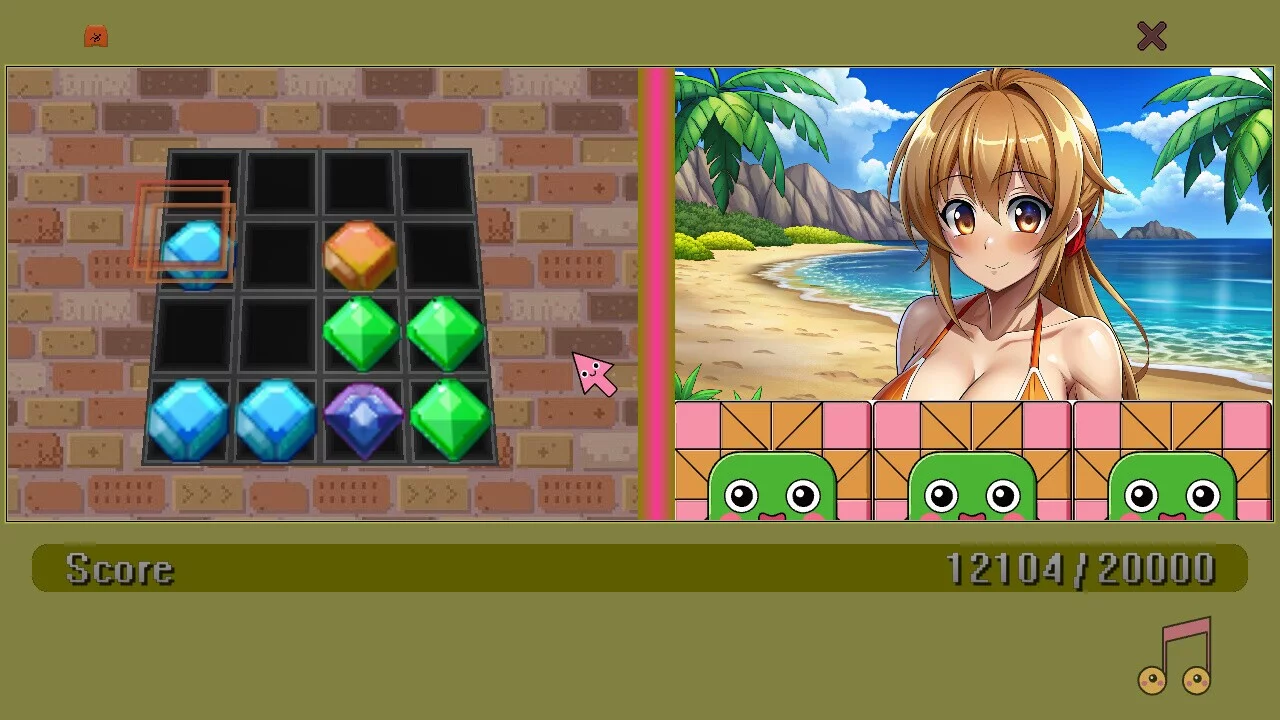 Изображение игры: Waifu Simulator: Beach Edition