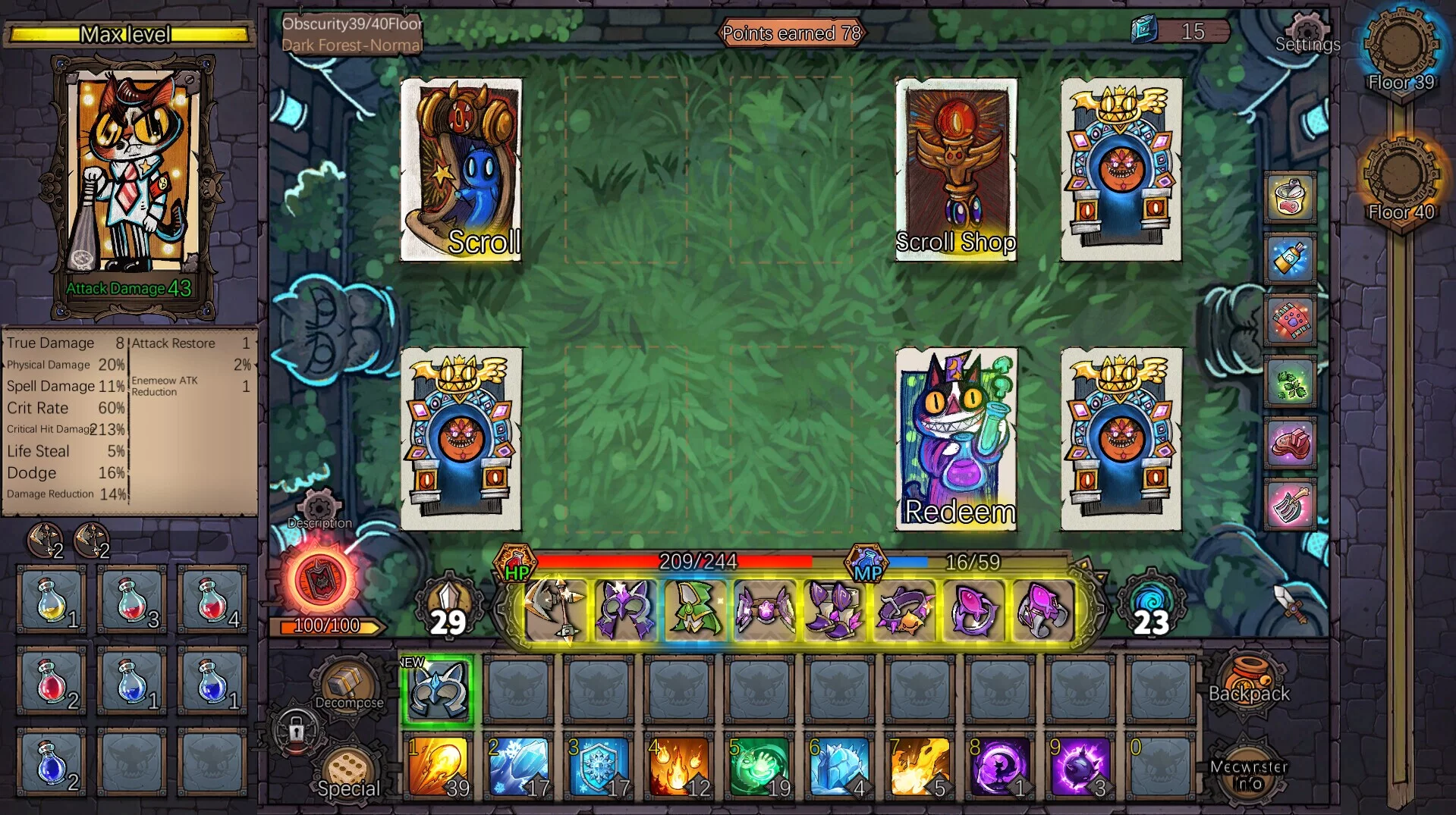 Изображение игры: 卡牌迷境(CARD QUEST)