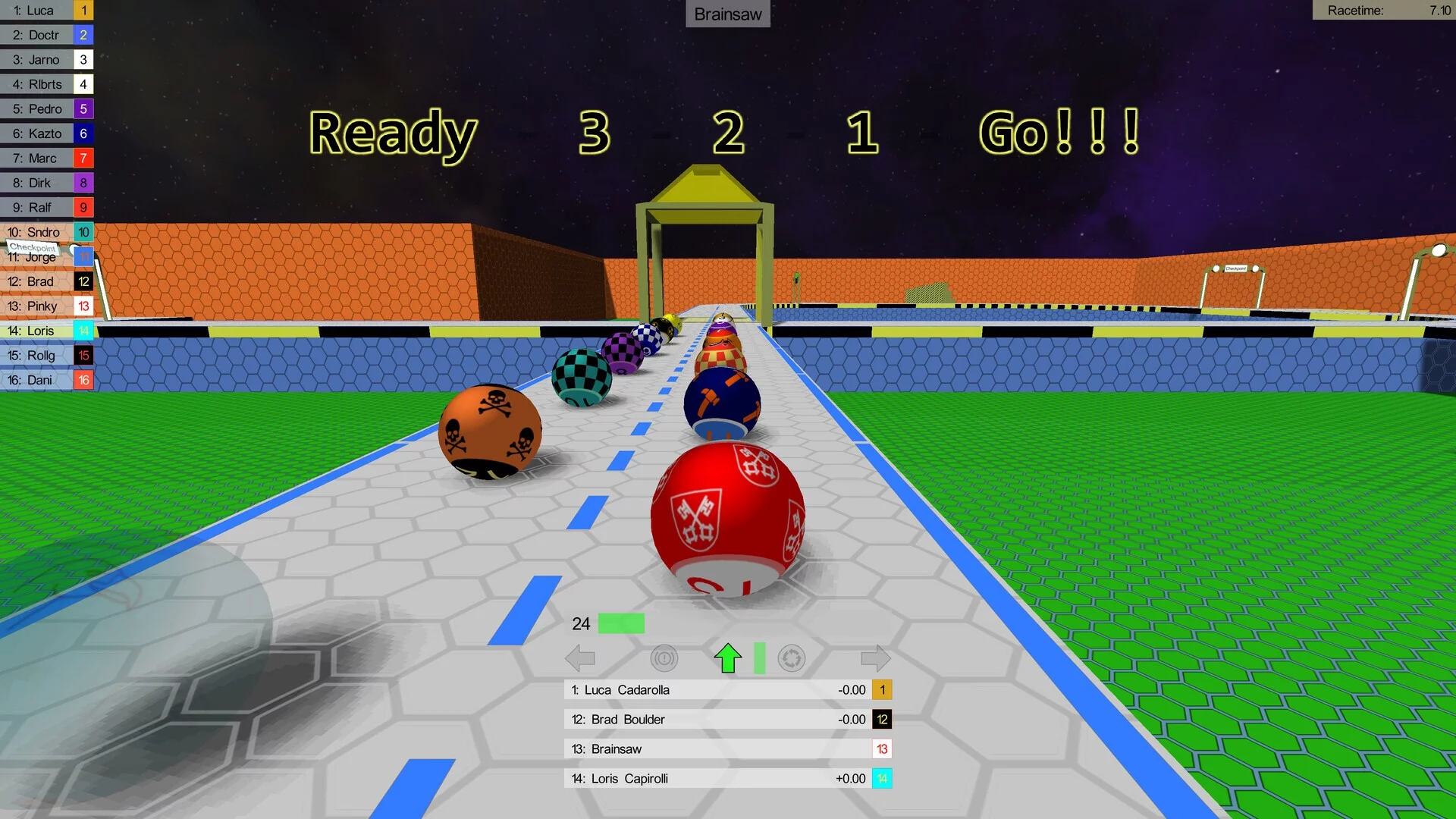 Изображение игры: MarbleGP