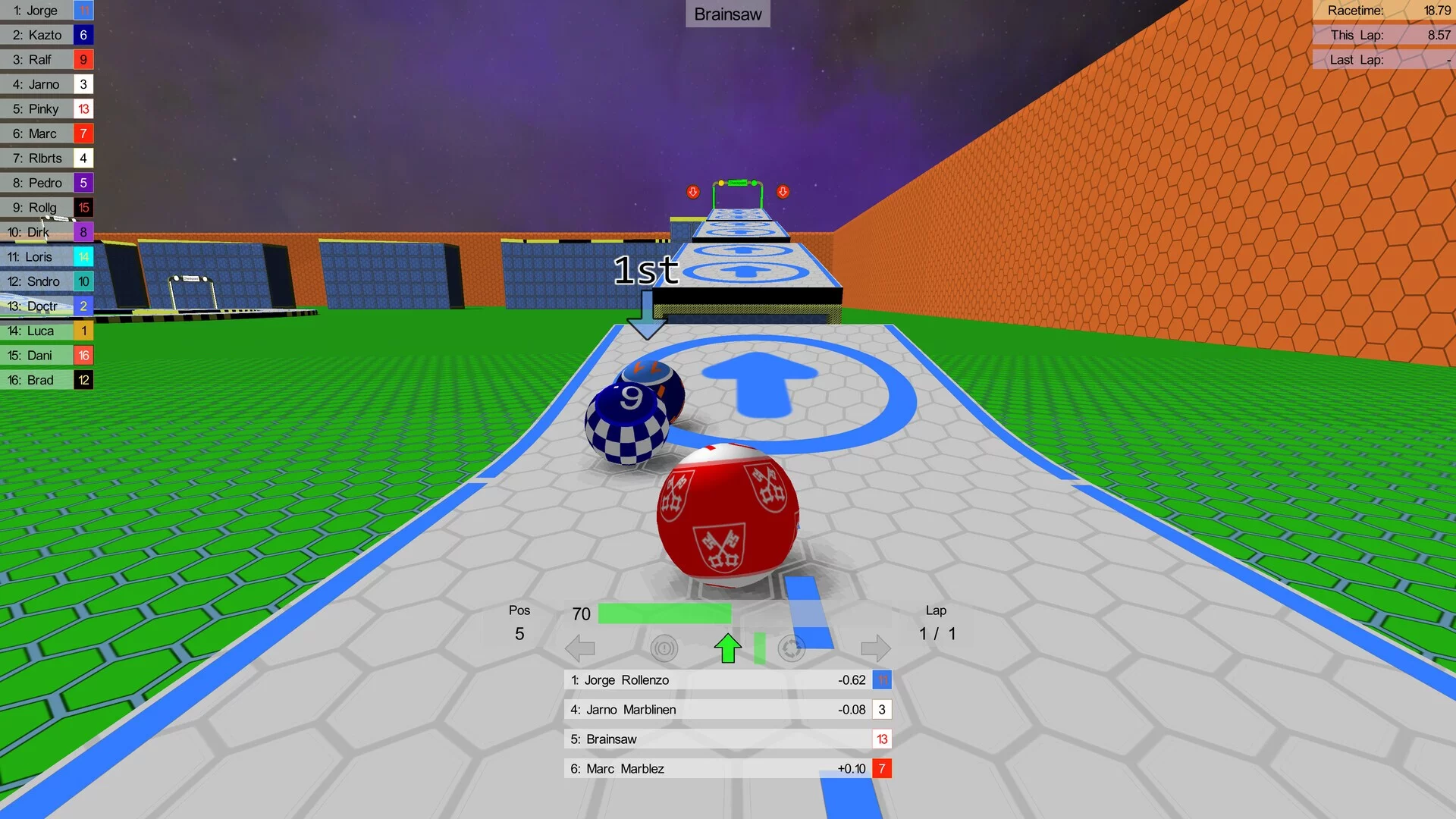Изображение игры: MarbleGP