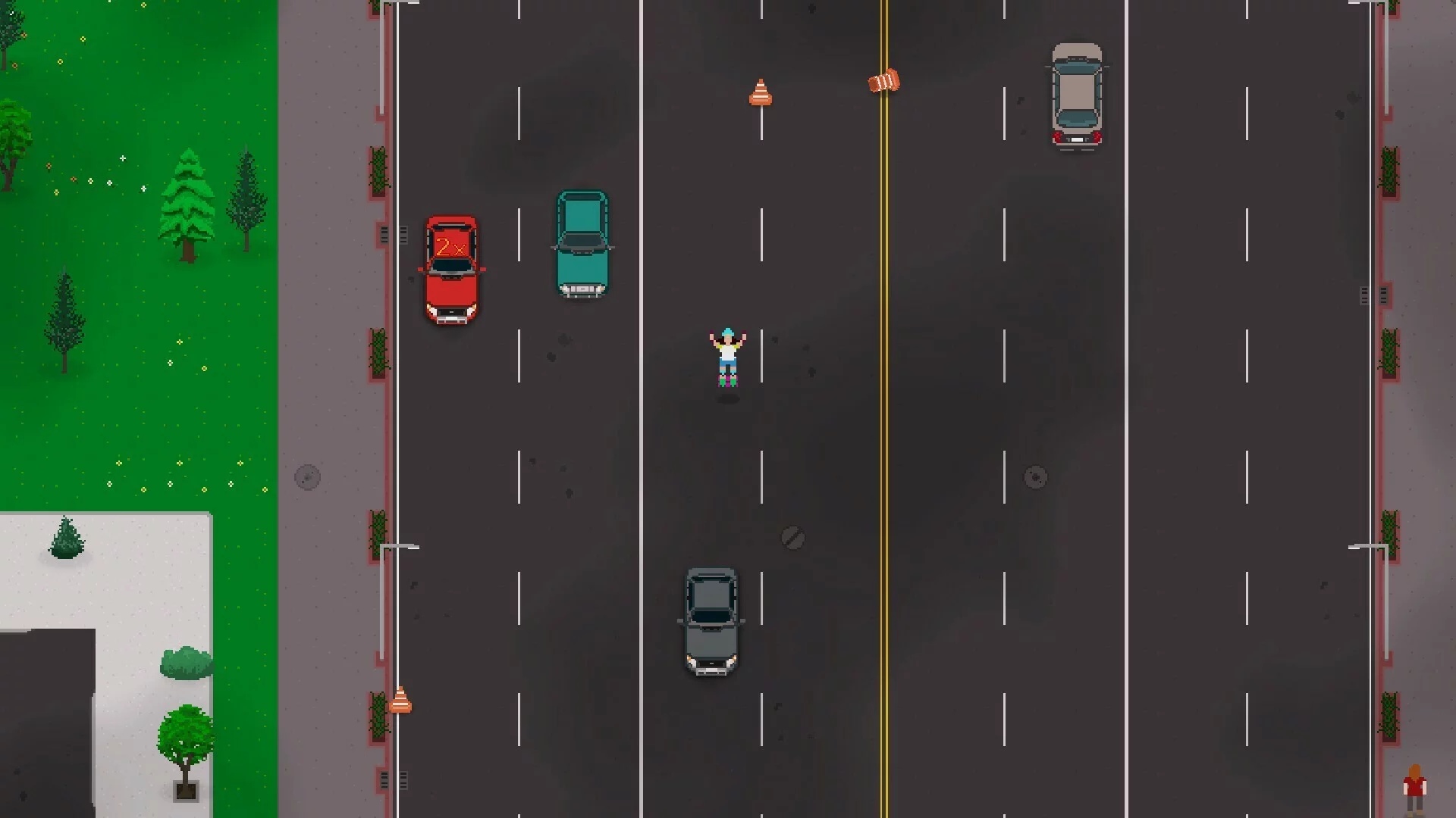 Изображение игры: Road Rush