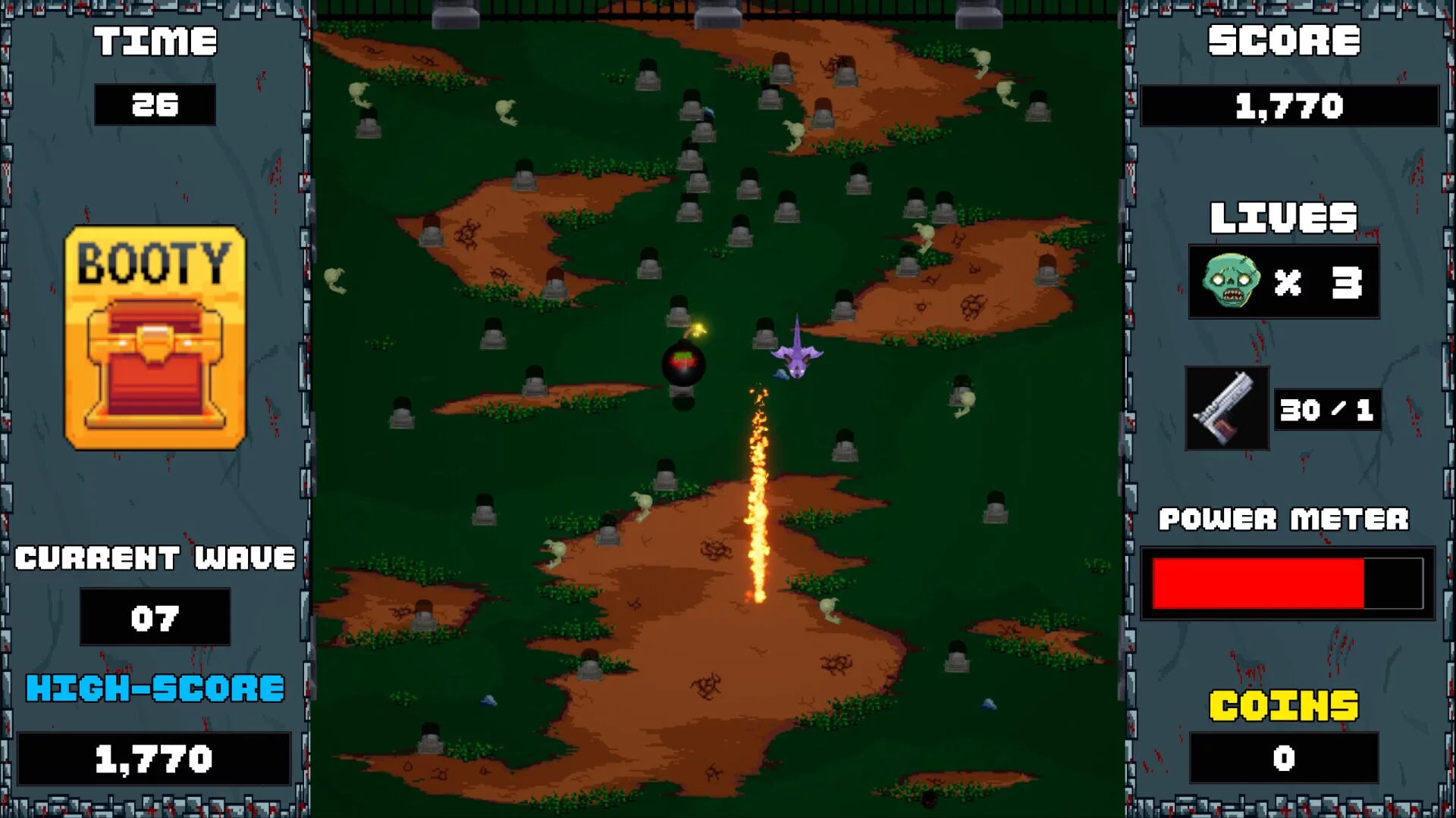 Изображение игры: Zomb Bomb