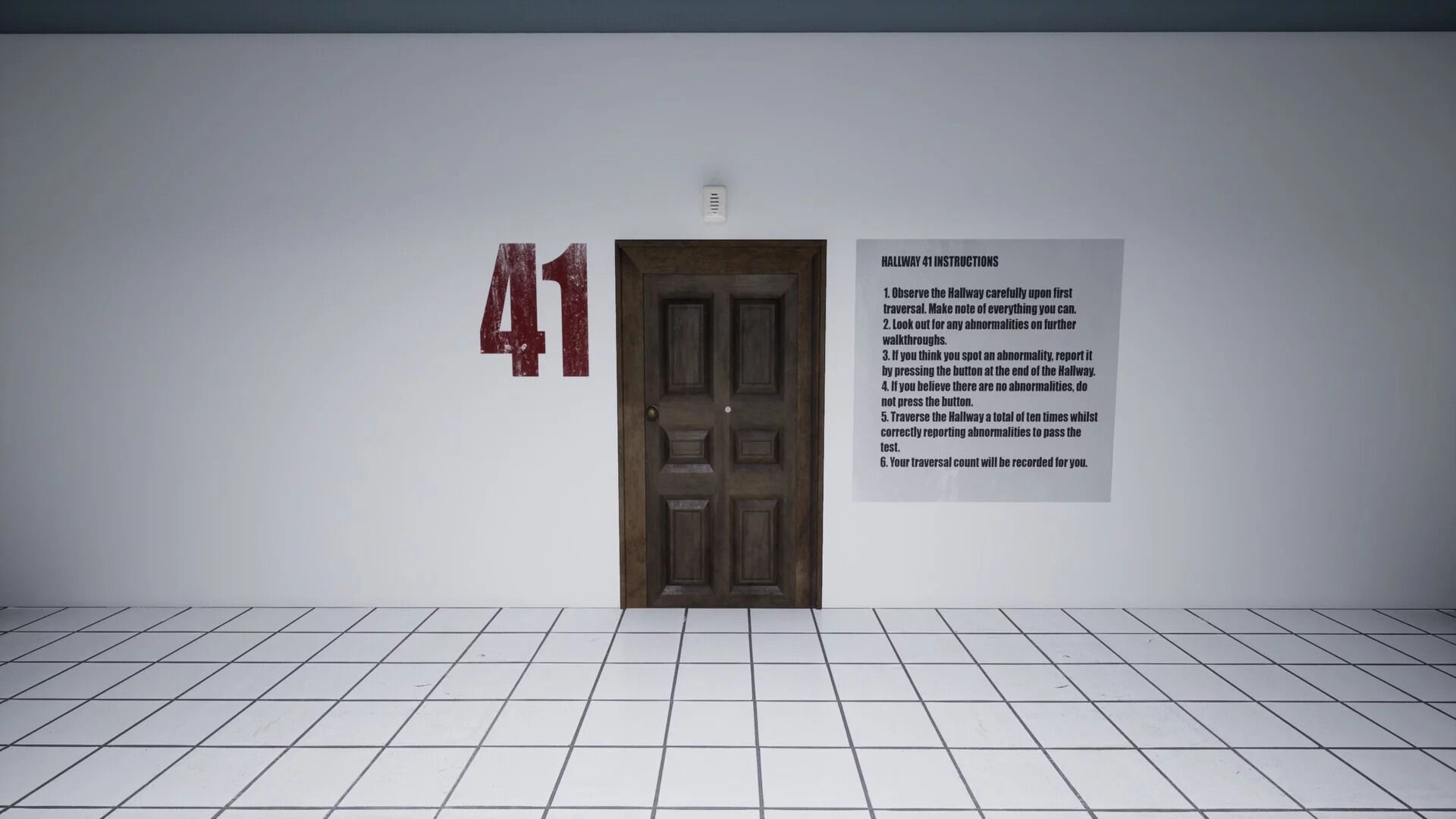 Изображение игры: Hallway 41