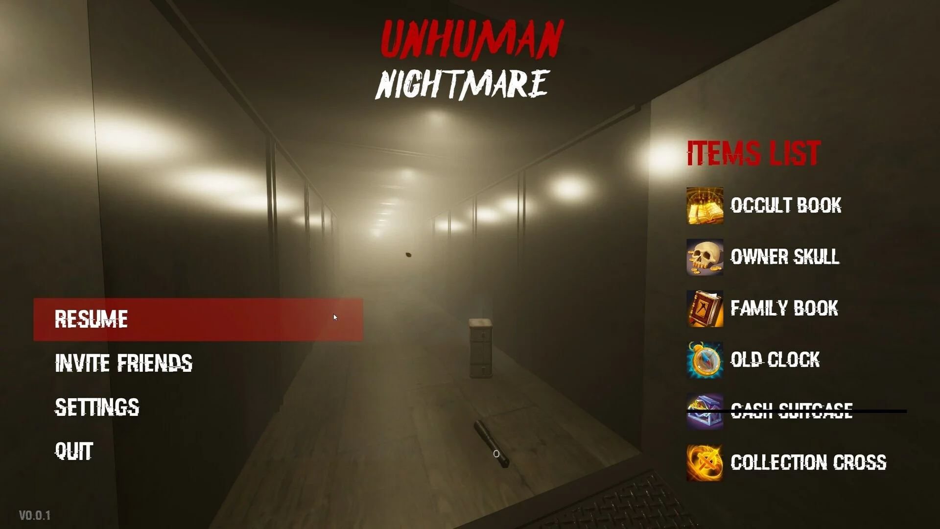 Изображение игры: Unhuman Nightmare