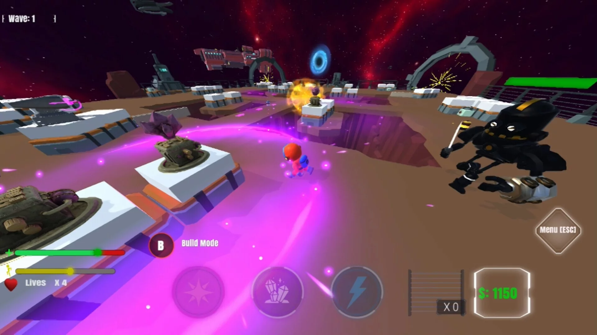 Изображение игры: Astronaut Assault