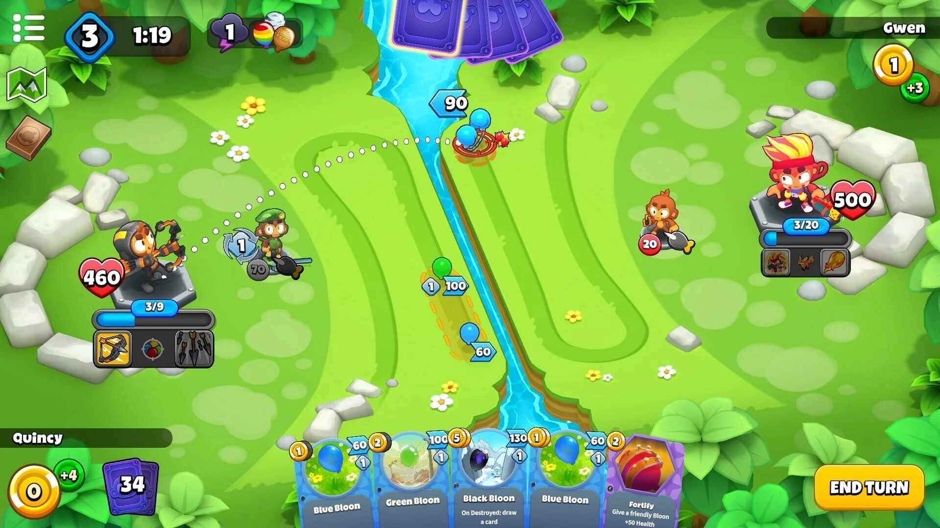 Изображение игры: Bloons Card Storm
