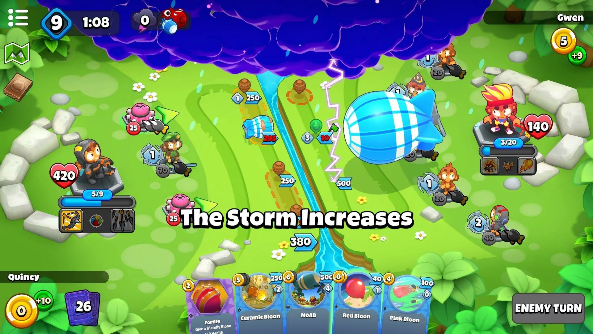 Изображение игры: Bloons Card Storm