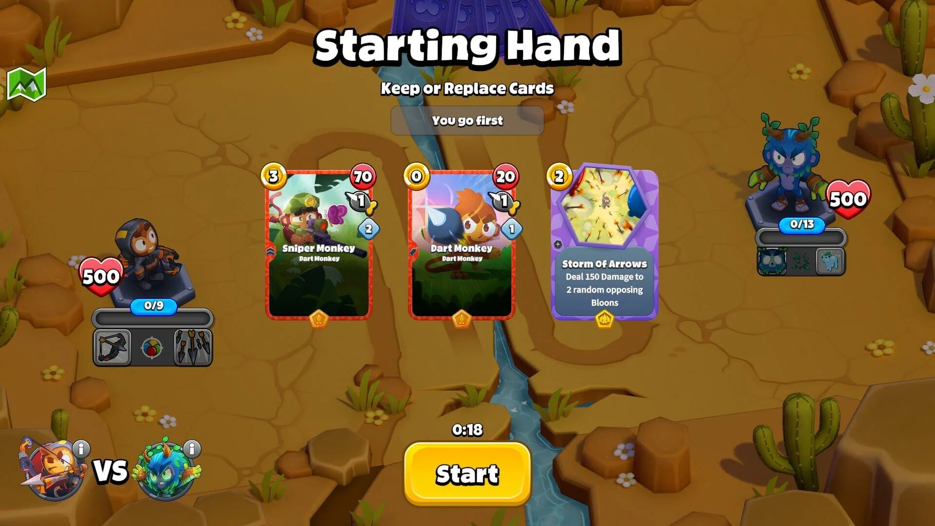 Изображение игры: Bloons Card Storm