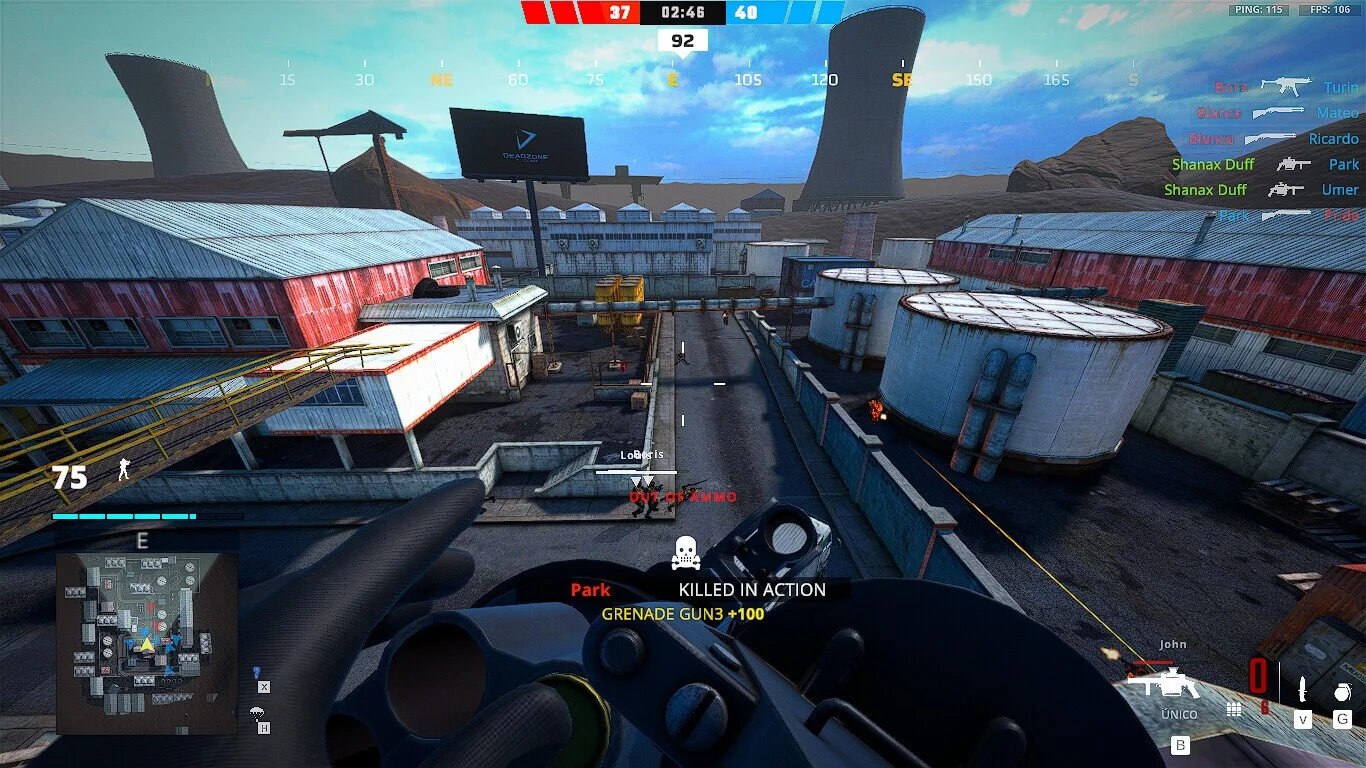 Изображение игры: Deadzone Blackout
