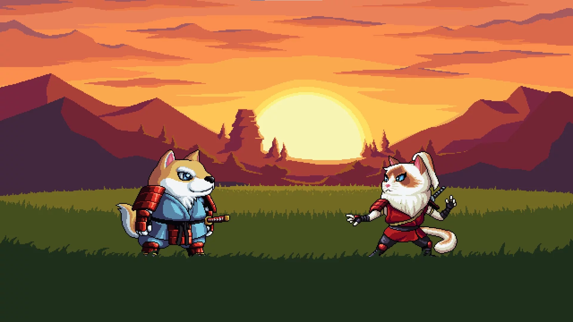 Изображение игры: Samurai Shiba