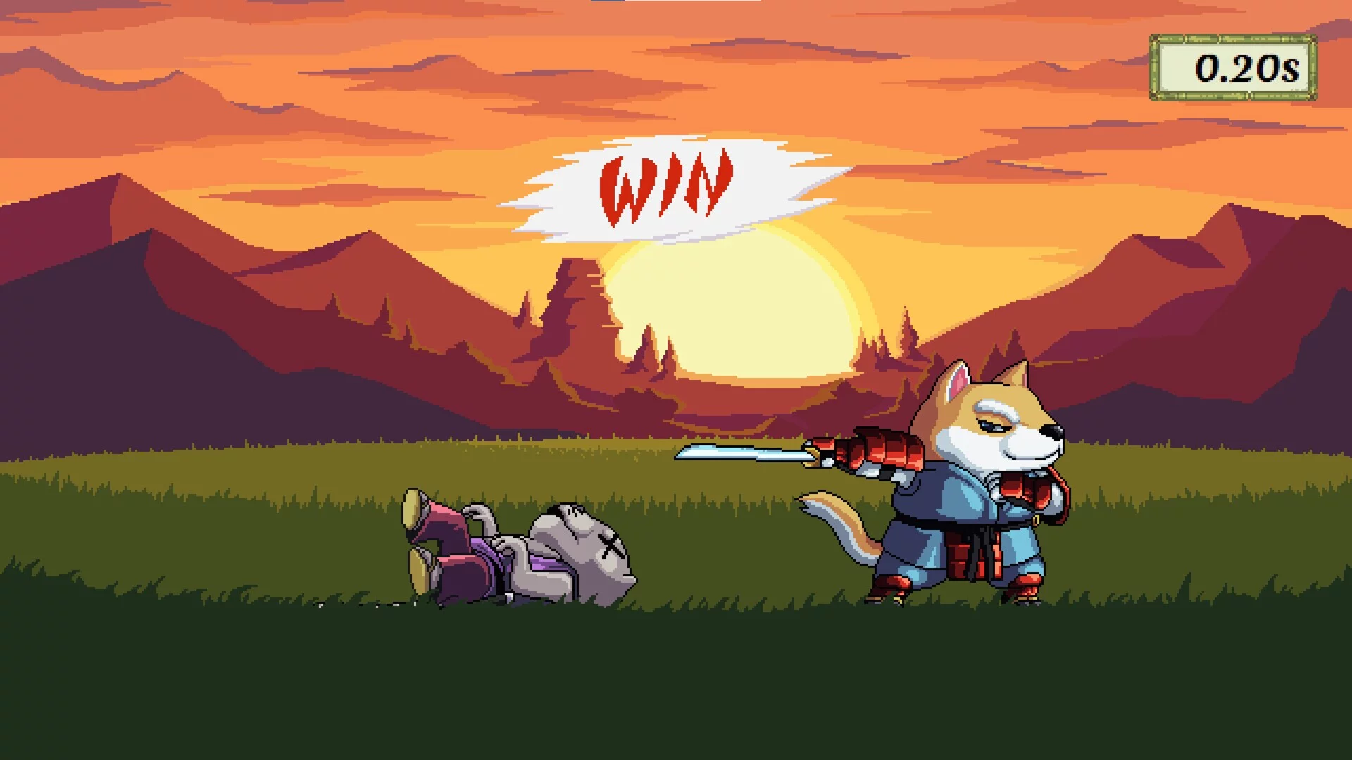 Изображение игры: Samurai Shiba