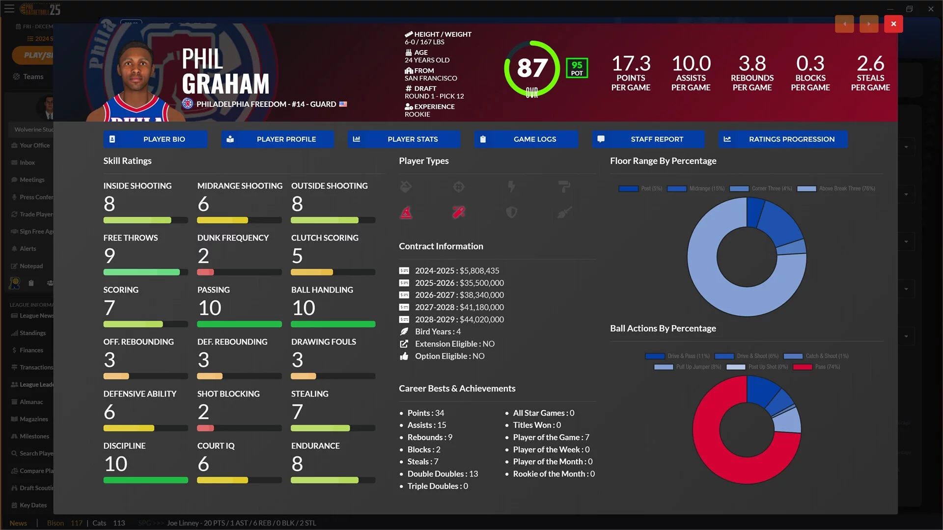Изображение игры: Draft Day Sports: Pro Basketball 2025
