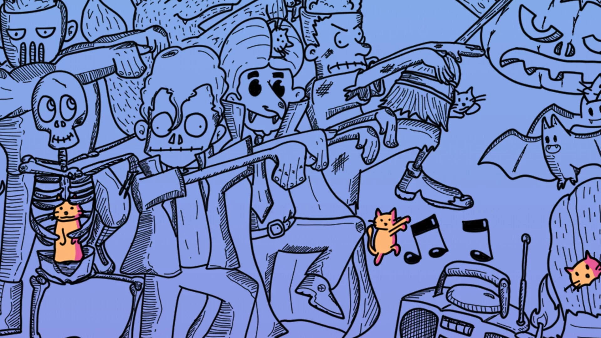 Изображение игры: Hidden Cats - Spooky