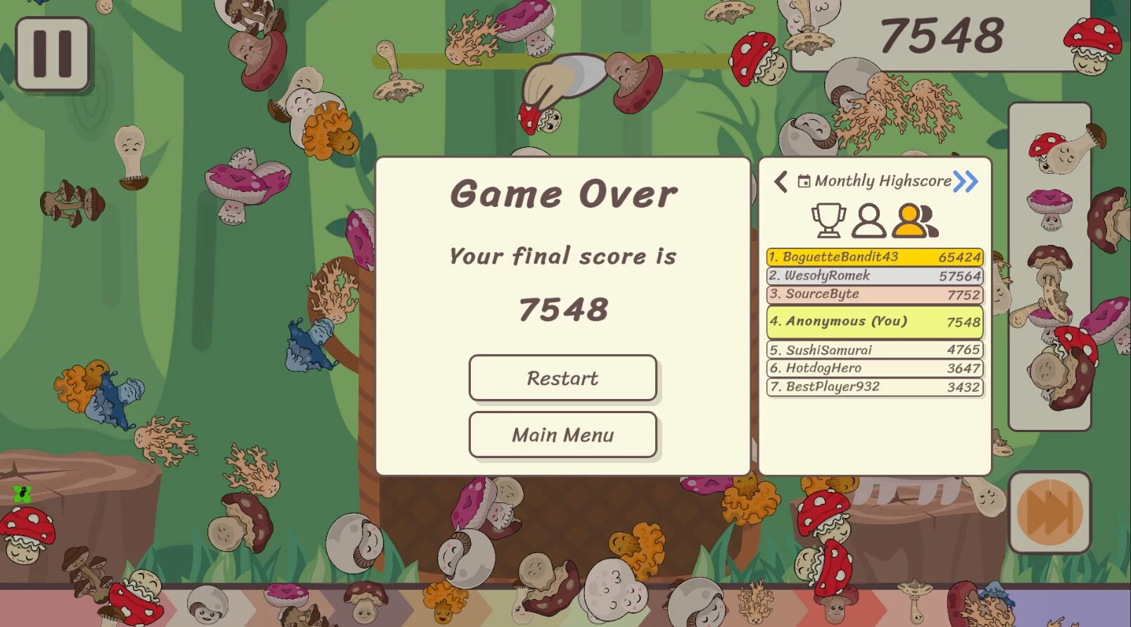 Изображение игры: Land of Mushrooms