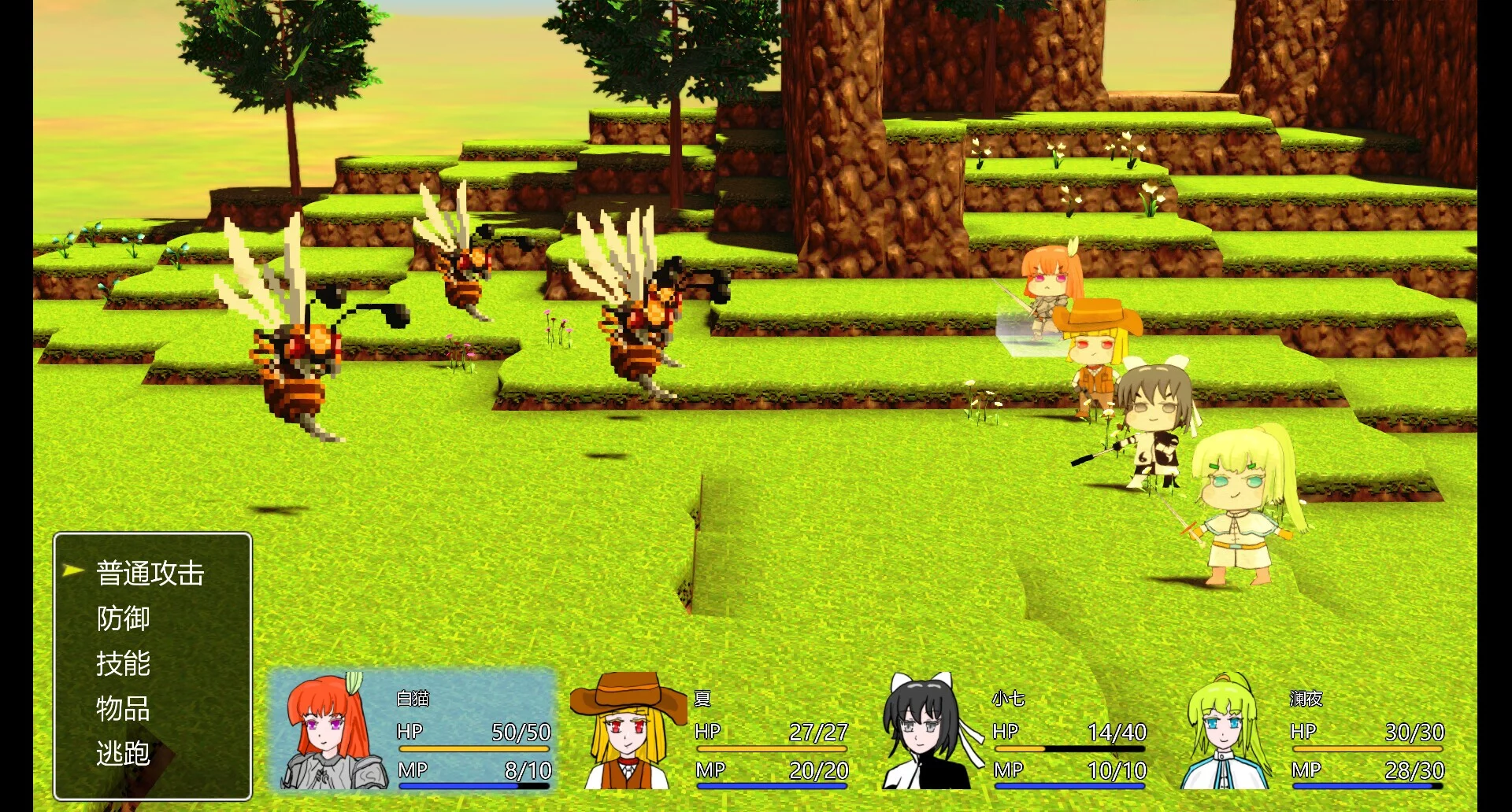 Изображение игры: 白猫冒险团 White Cat Adventure Team