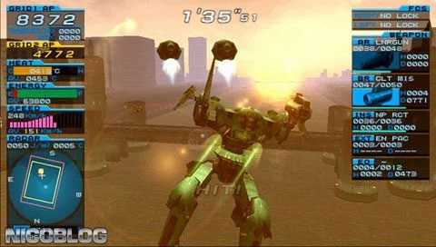 Изображение игры: Armored Core: Formula Front - Extreme Battle