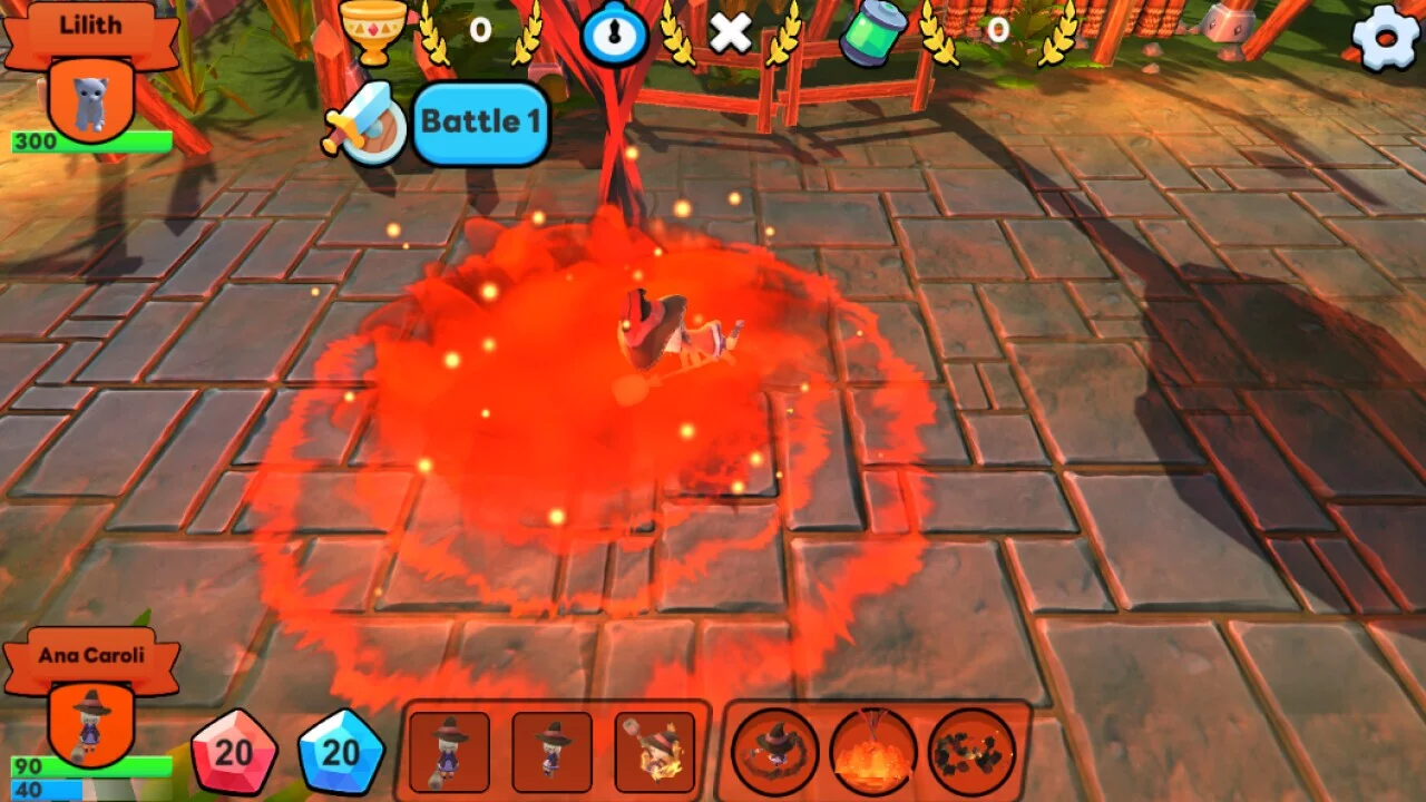 Изображение игры: Little Witches vs Monsters