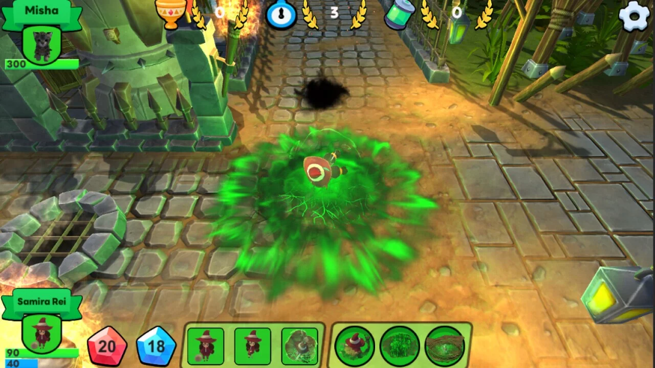 Изображение игры: Little Witches vs Monsters