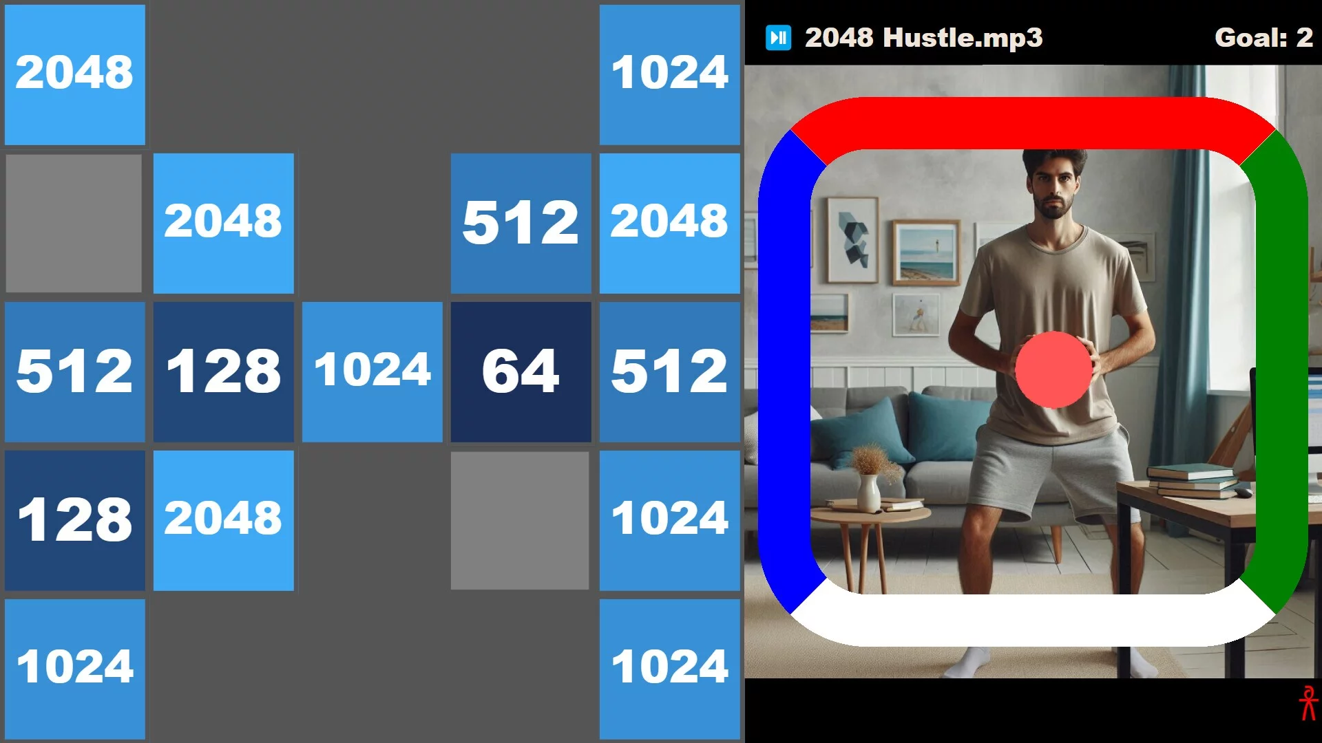 Изображение игры: Active 2048 Body Control