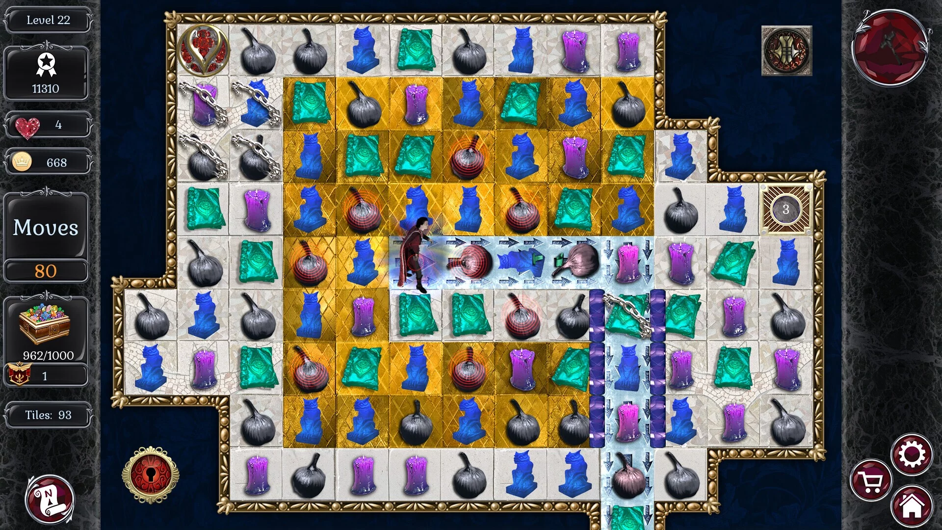 Изображение игры: Jewel Match Dracula Collector's Edition