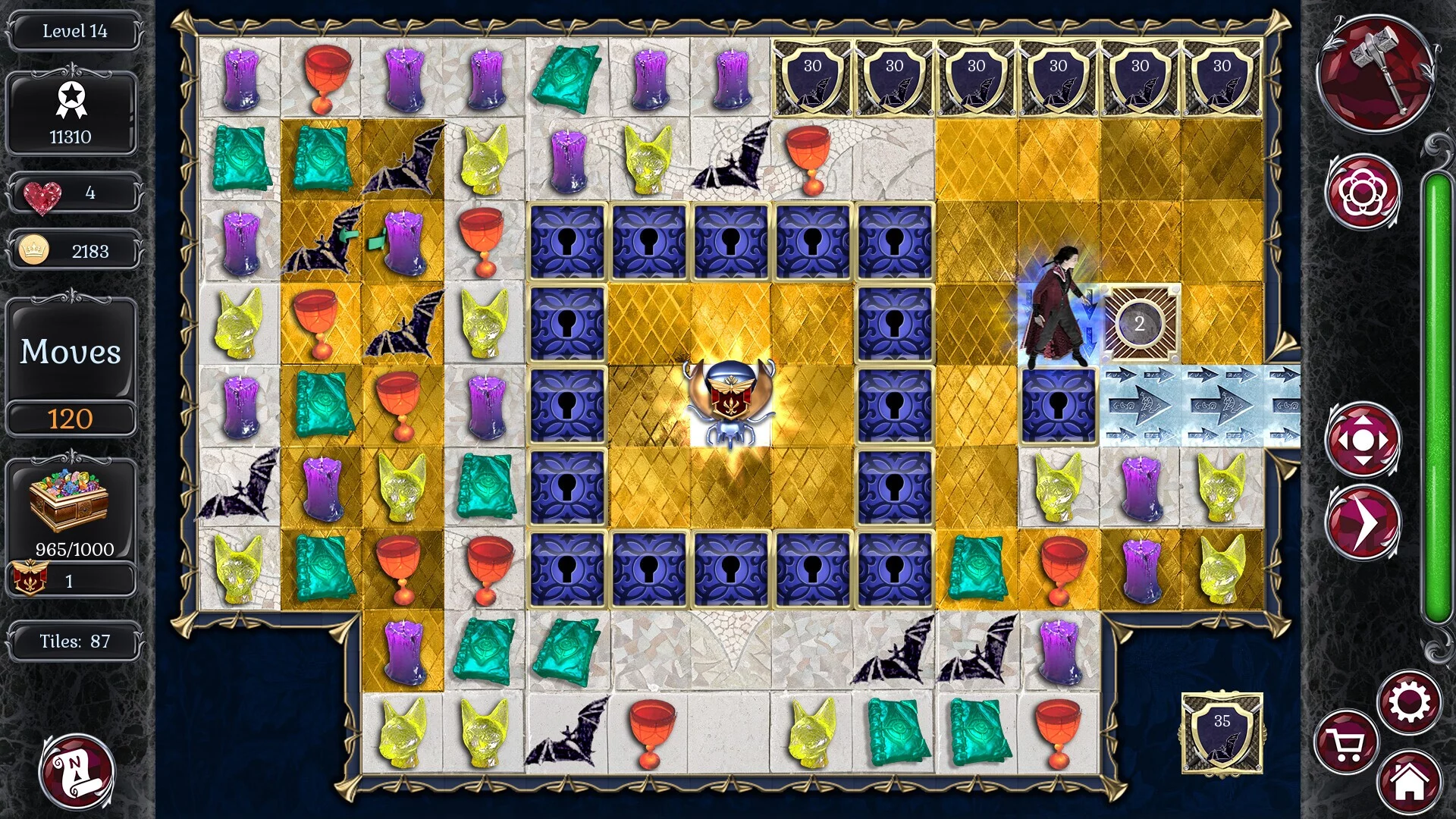 Изображение игры: Jewel Match Dracula Collector's Edition