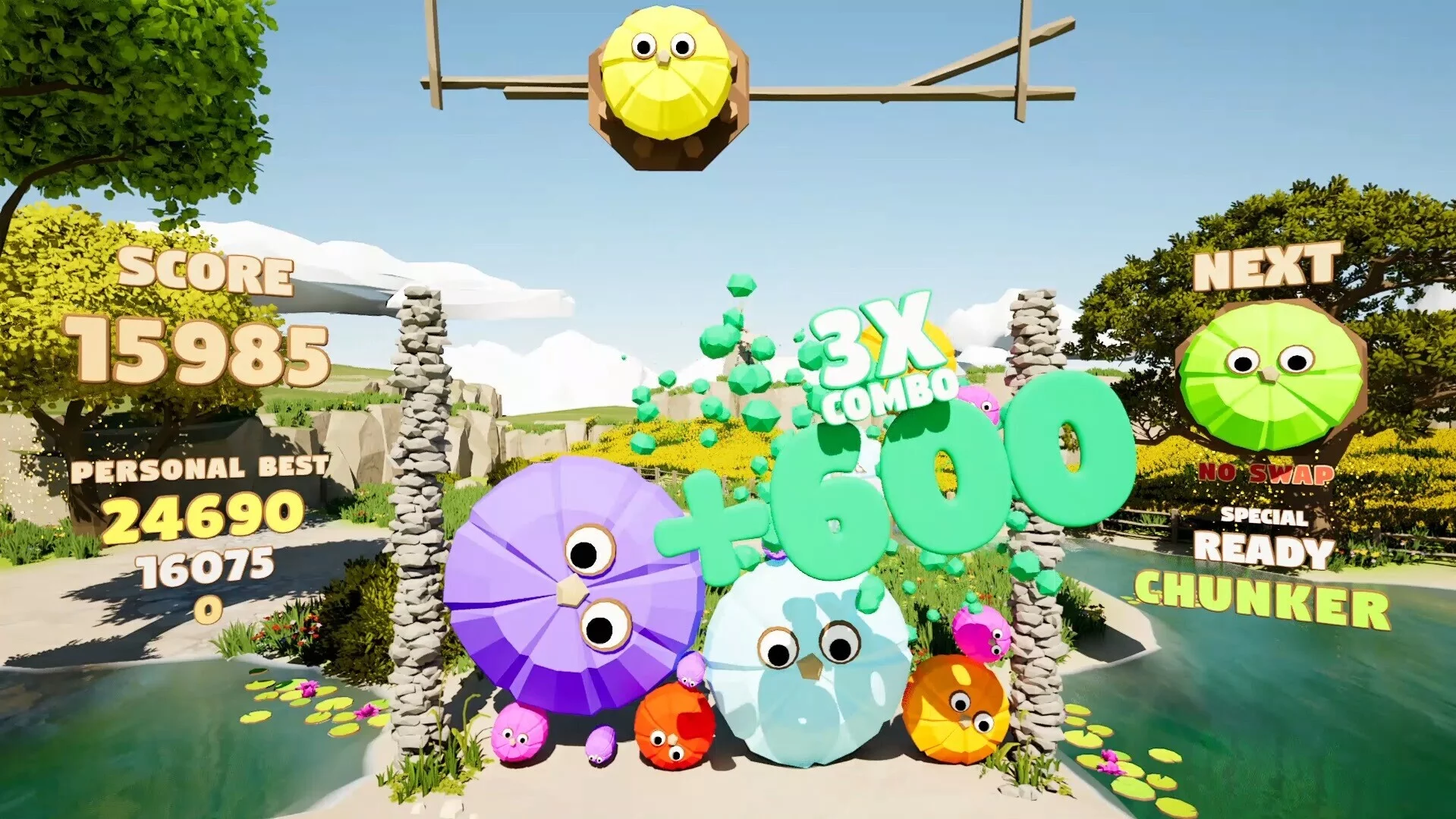 Изображение игры: Combine 2 Pumpkins