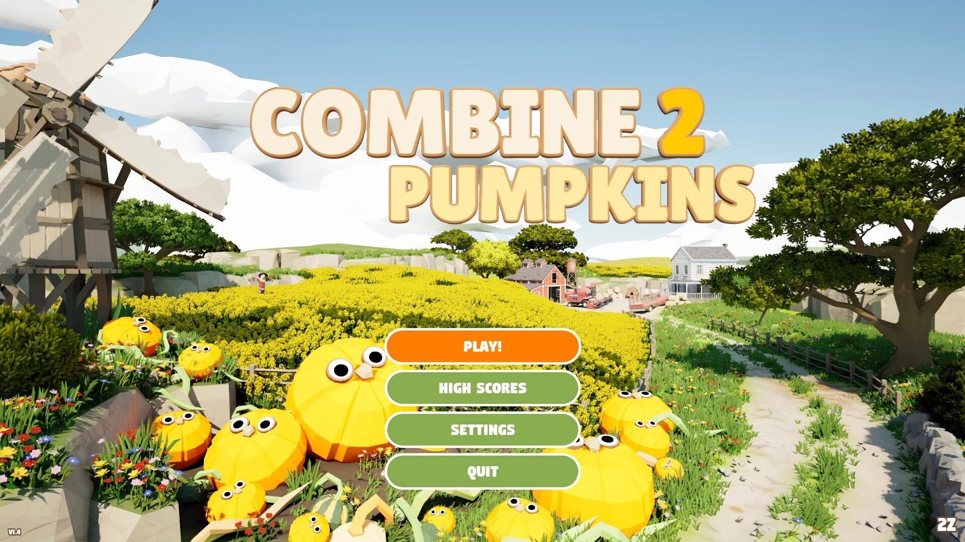 Изображение игры: Combine 2 Pumpkins