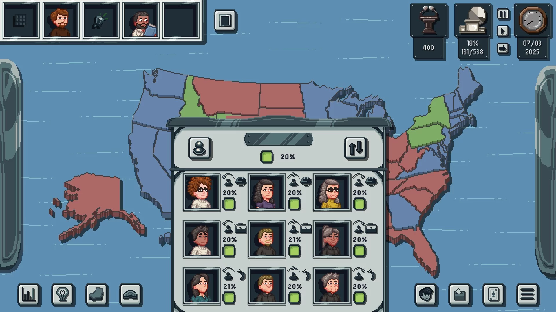 Изображение игры: Vox Populi: USA 2024