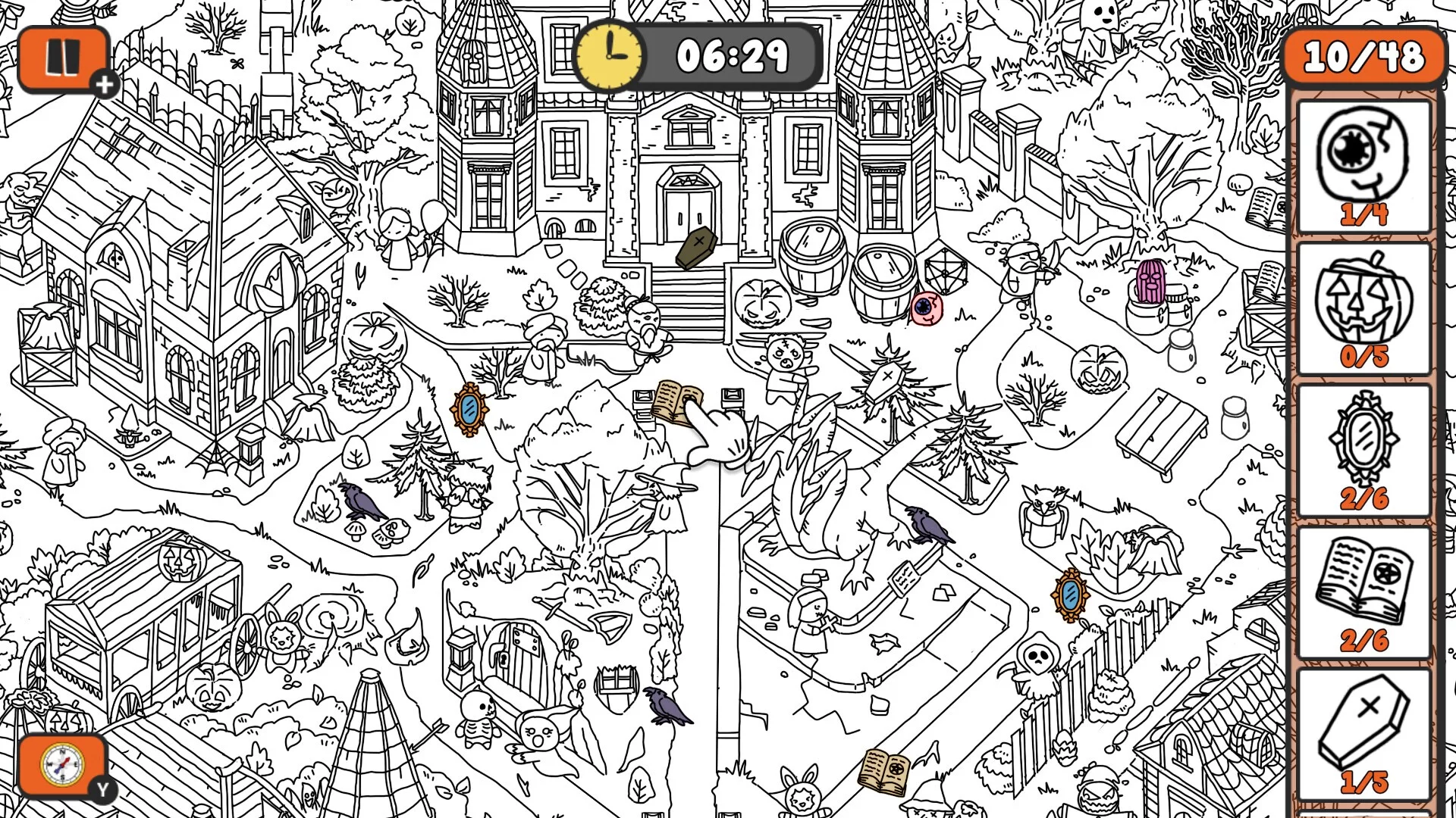 Изображение игры: Doodle Hunt: Halloween Rush