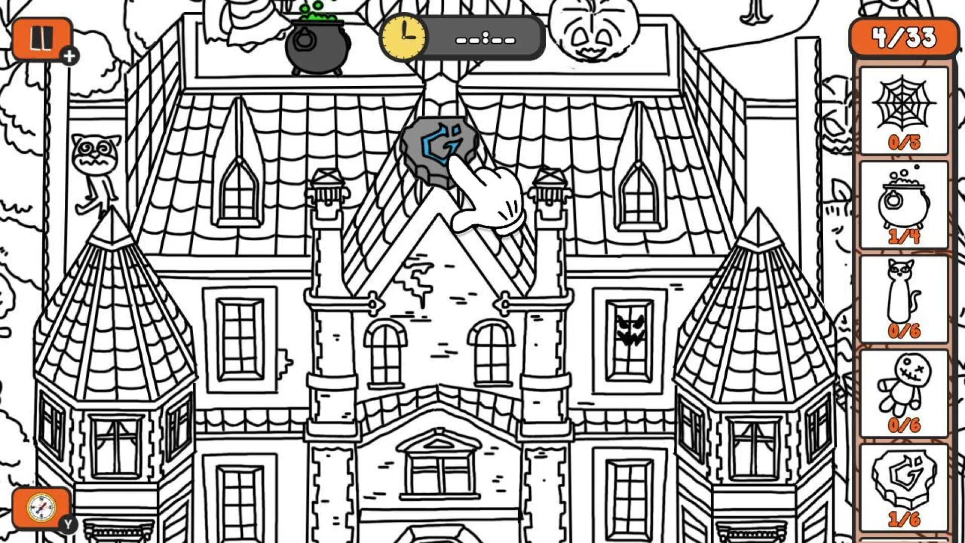 Изображение игры: Doodle Hunt: Halloween Rush