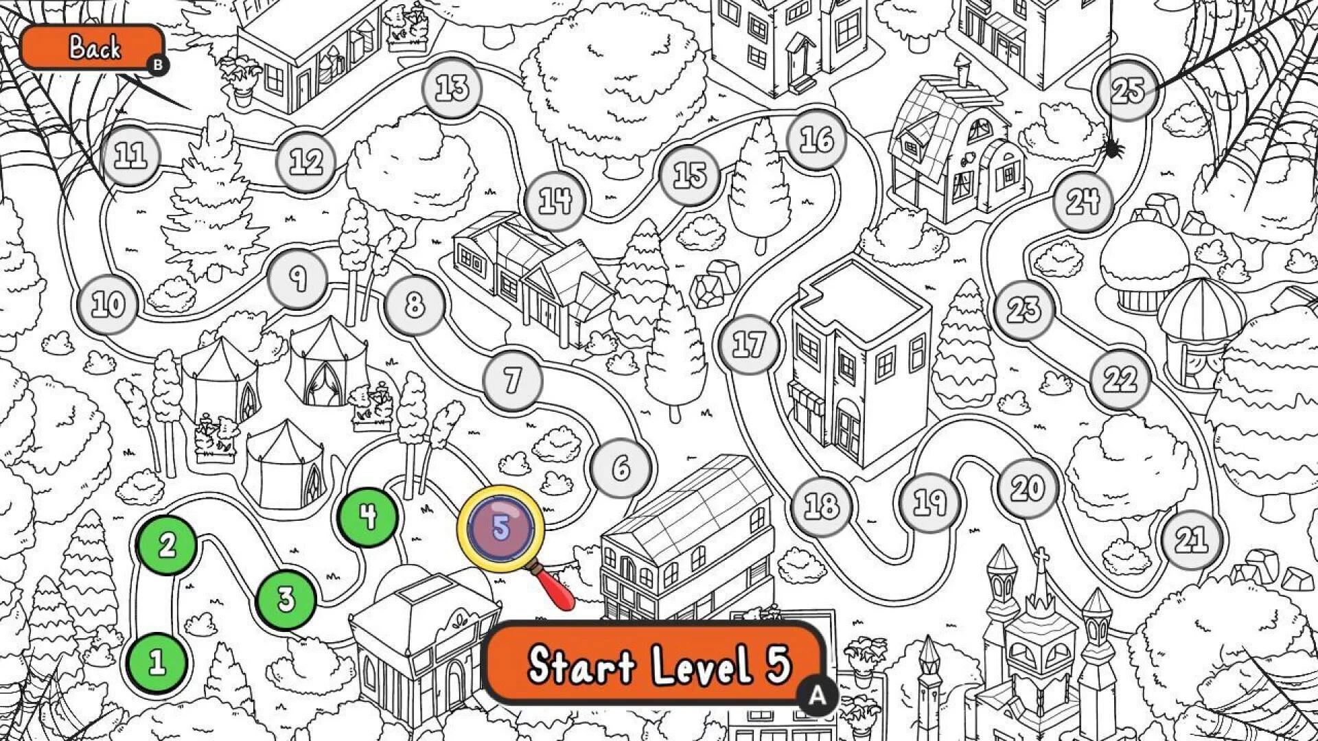 Изображение игры: Doodle Hunt: Halloween Rush