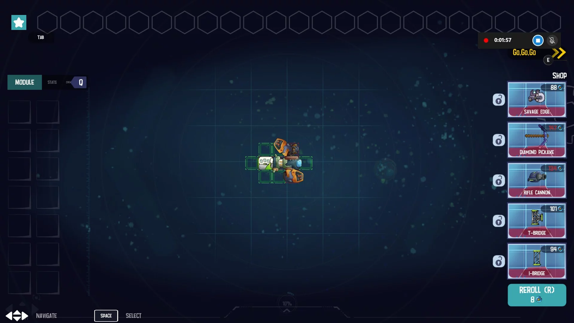 Изображение игры: Starship Scramble