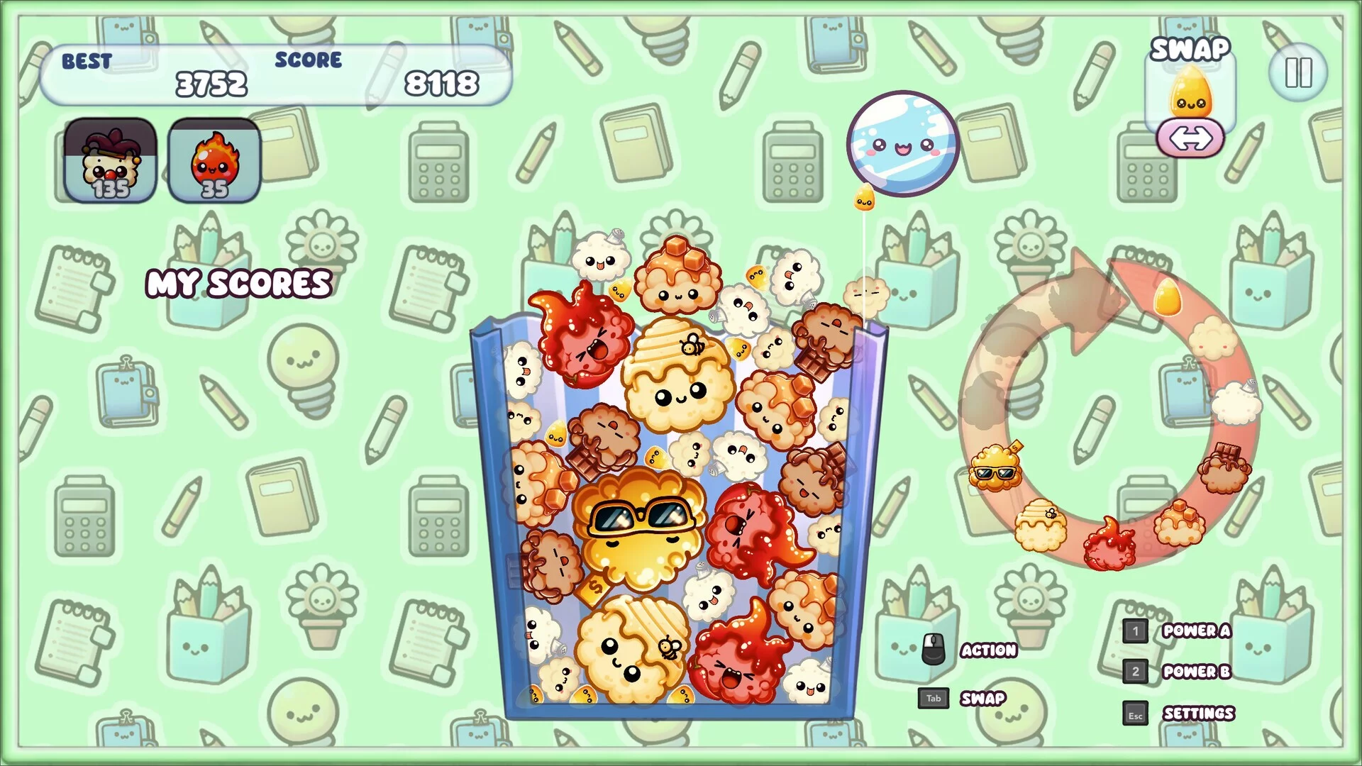 Изображение игры: Popcorn Fever