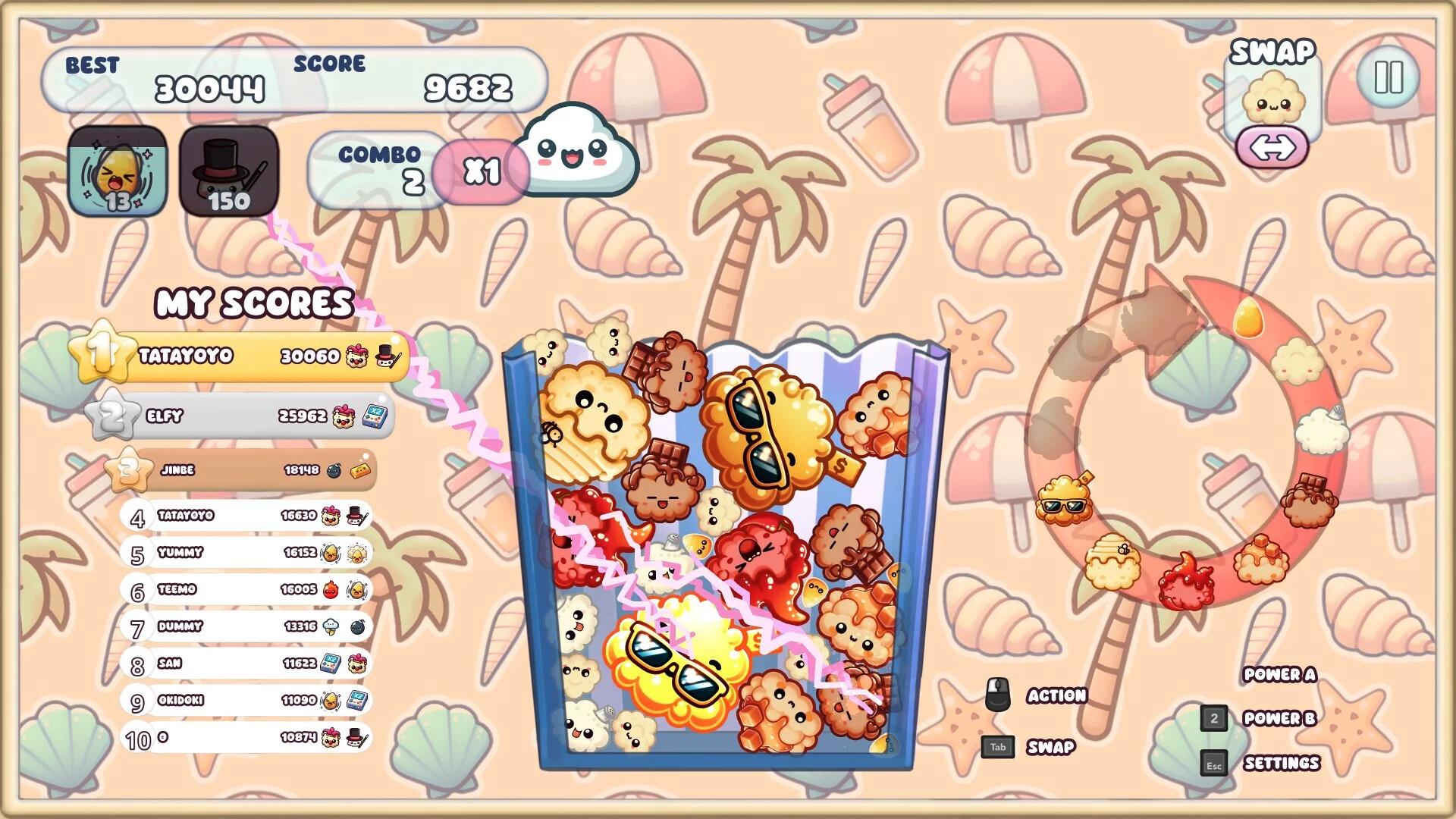 Изображение игры: Popcorn Fever